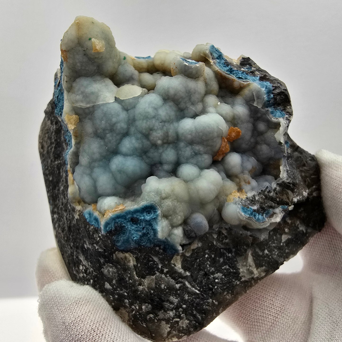 Große Shattuckit, Malachit Stufe, Kugel Kristalle Kaokoveld, Namibia 88*68*58mm