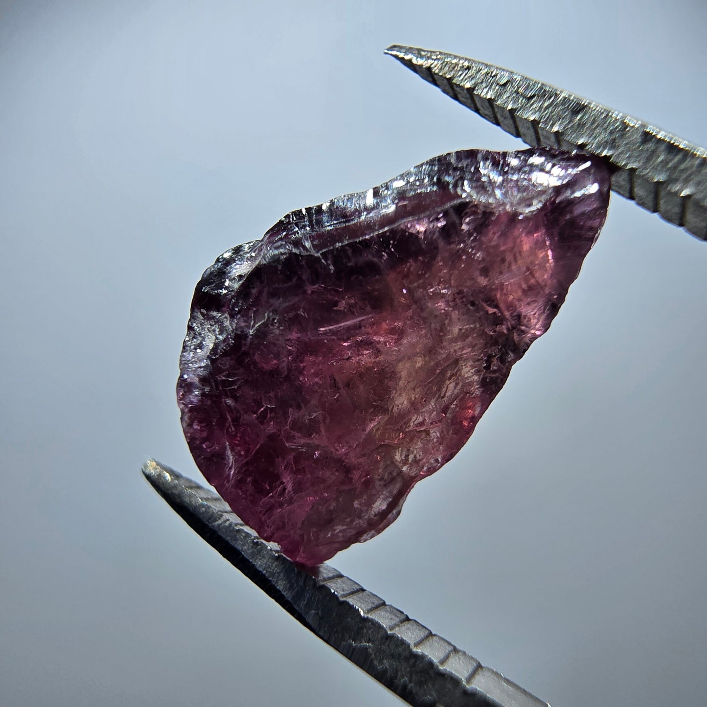 Seltener Rubellit Turmalin Kristall, rosa Minas Gerais, Brasilien 14*9*6mm