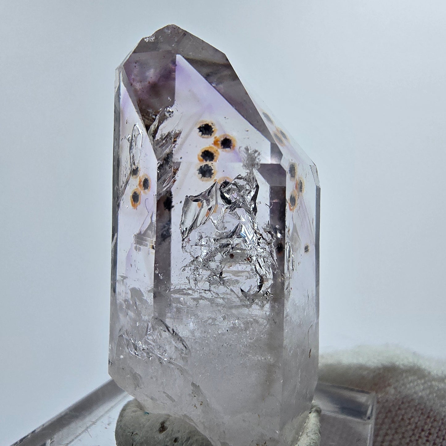 Enhydro Phantom Amethyst Hämatit Streep Mine Goboboseb Namibia 37*19*16mm