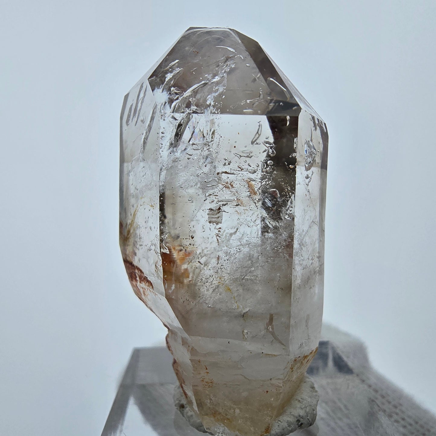 Klarer Phantom Rauchquarz Zepter Kristall Goboboseb, Namibia 41*23*21mm