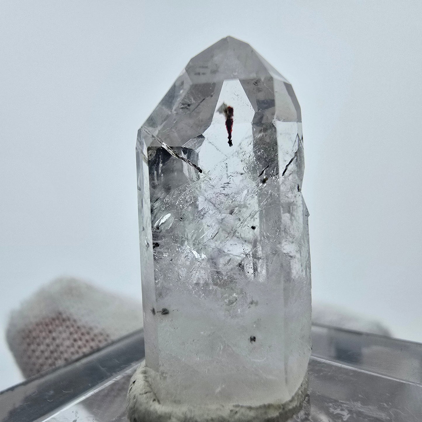 Harlekin Phantom Quarz Kristall Streep Mine Goboboseb Namibia 22*9*9mm Sammlung