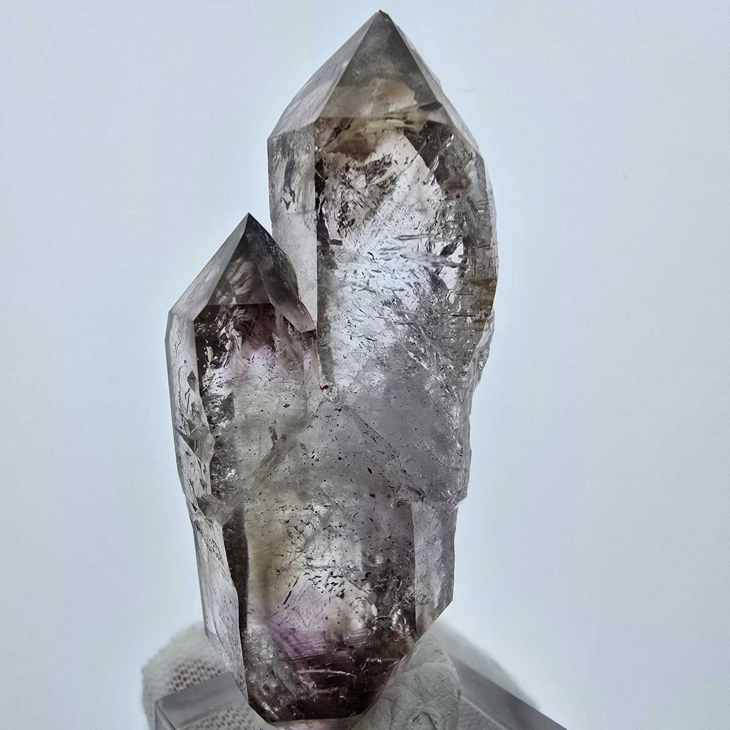 Enhydro Phantom Amethyst Skelett DT Zepter 3x Blase Goboboseb Namibia 61*25*16mm