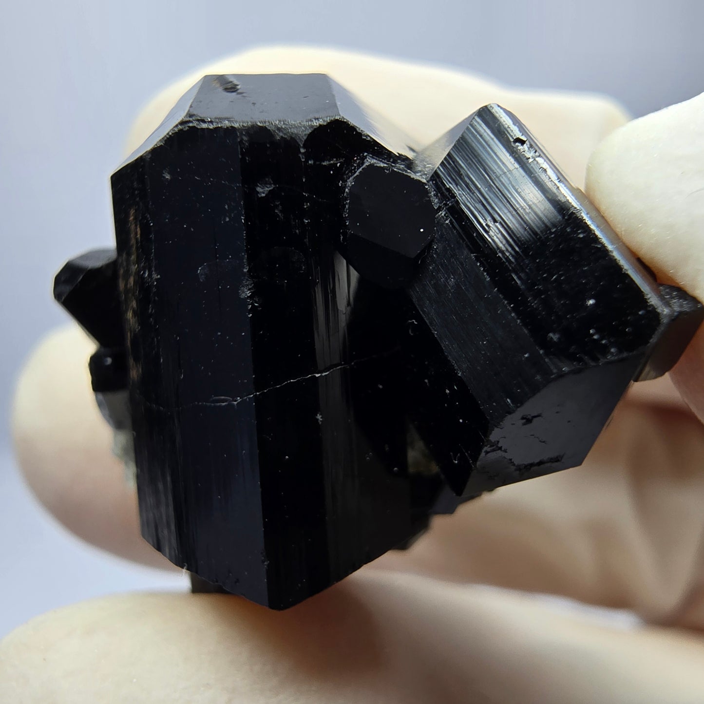 Tourmaline Schörl symétrique, stade orthose collection Erongo Namibie 26*20*14mm