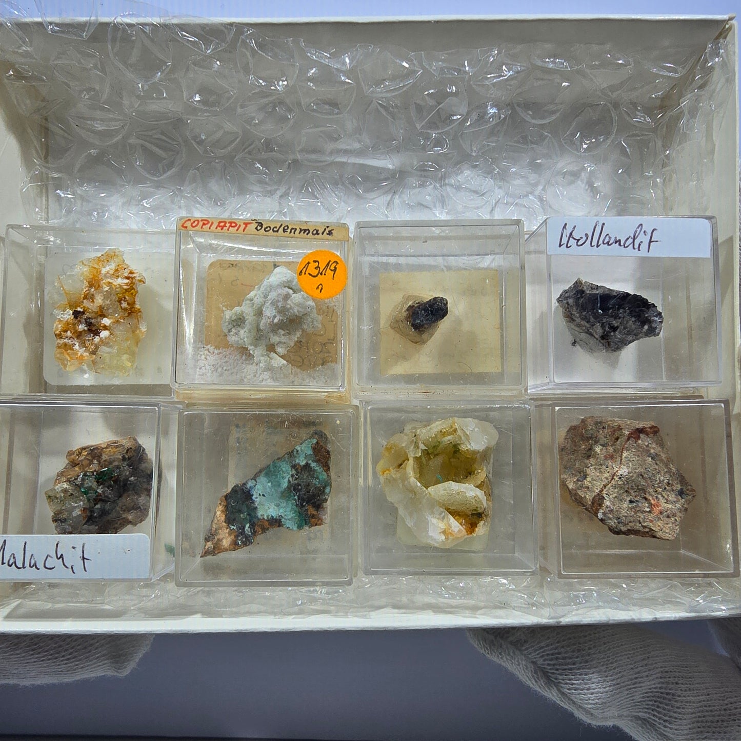 TOP Micromount Mineralien Sammlung Deutschland - 8 Stück Deutschland #8079