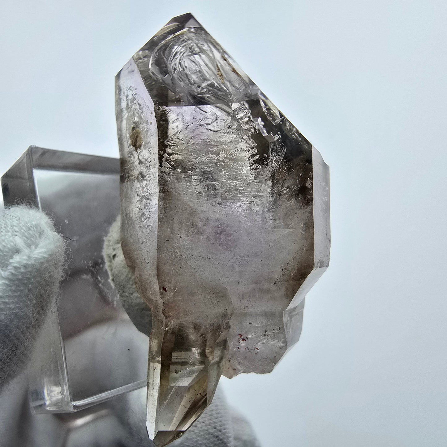 Enhydro Phantom Amethyst DT Zepter, 3x Blase Goboboseb, Namibia 51*22*22mm