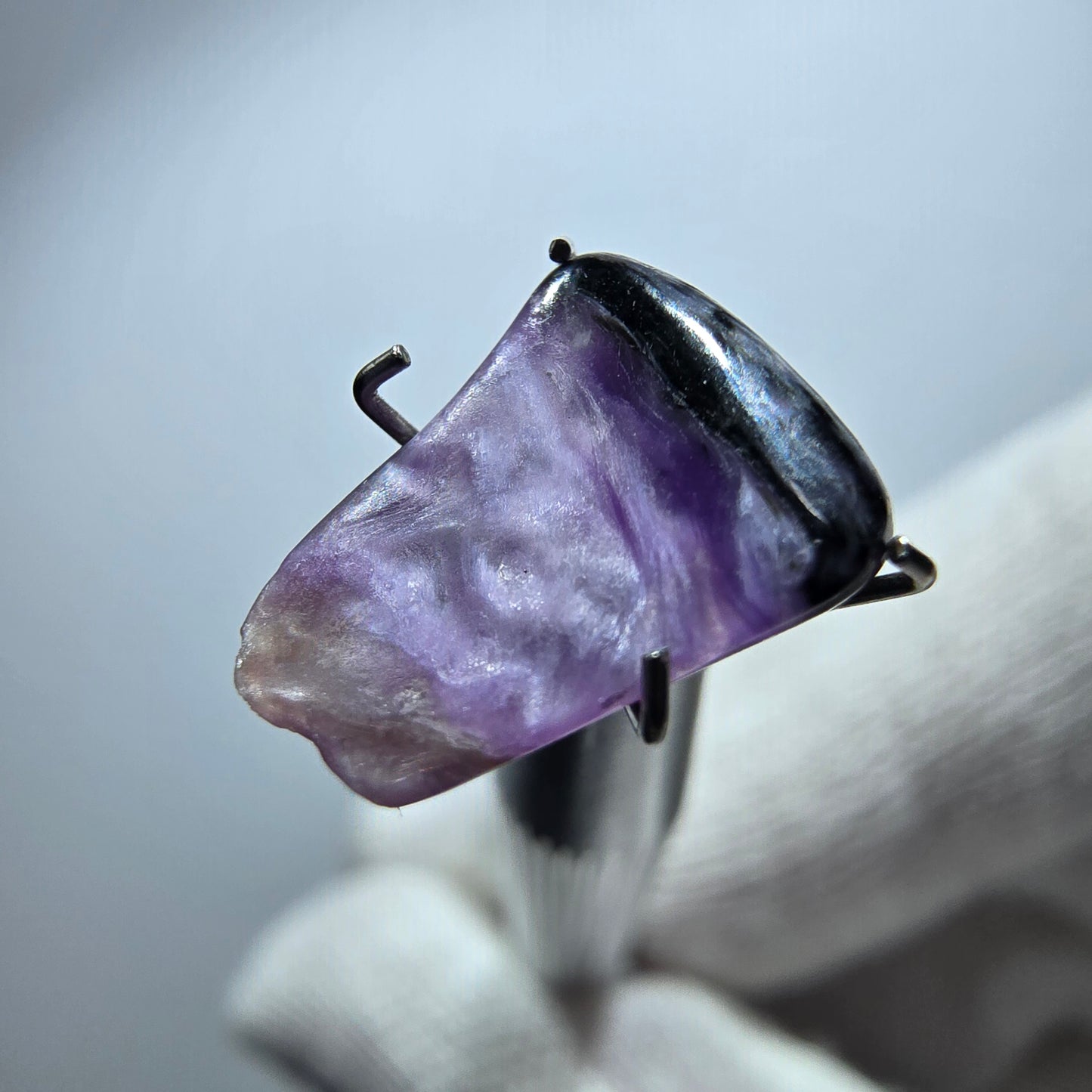 Rare Charoite crystal purple, polished Russia 12*9*4mm