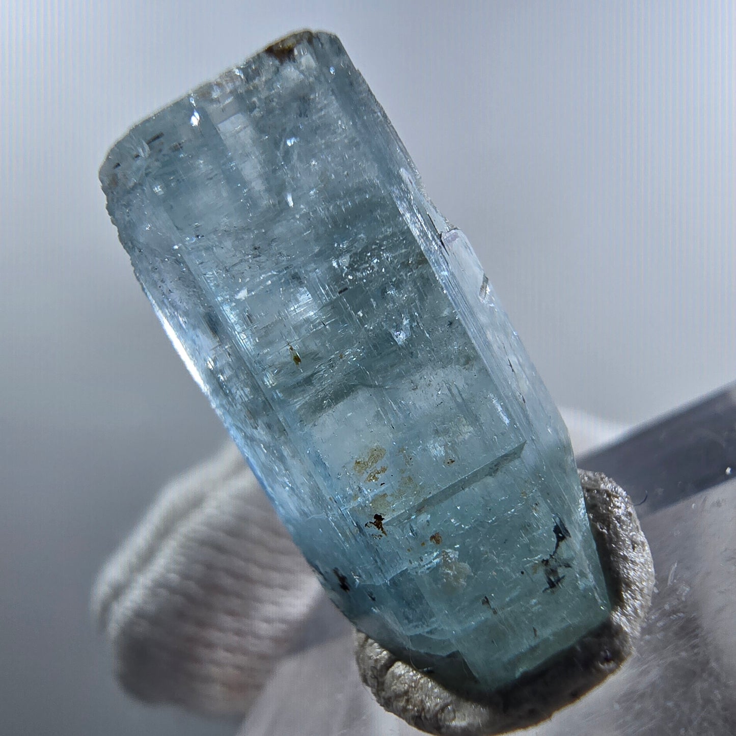 Aigue-marine Setlene, tourmaline Schörl stade Erongo, Namibie 20*9*8mm