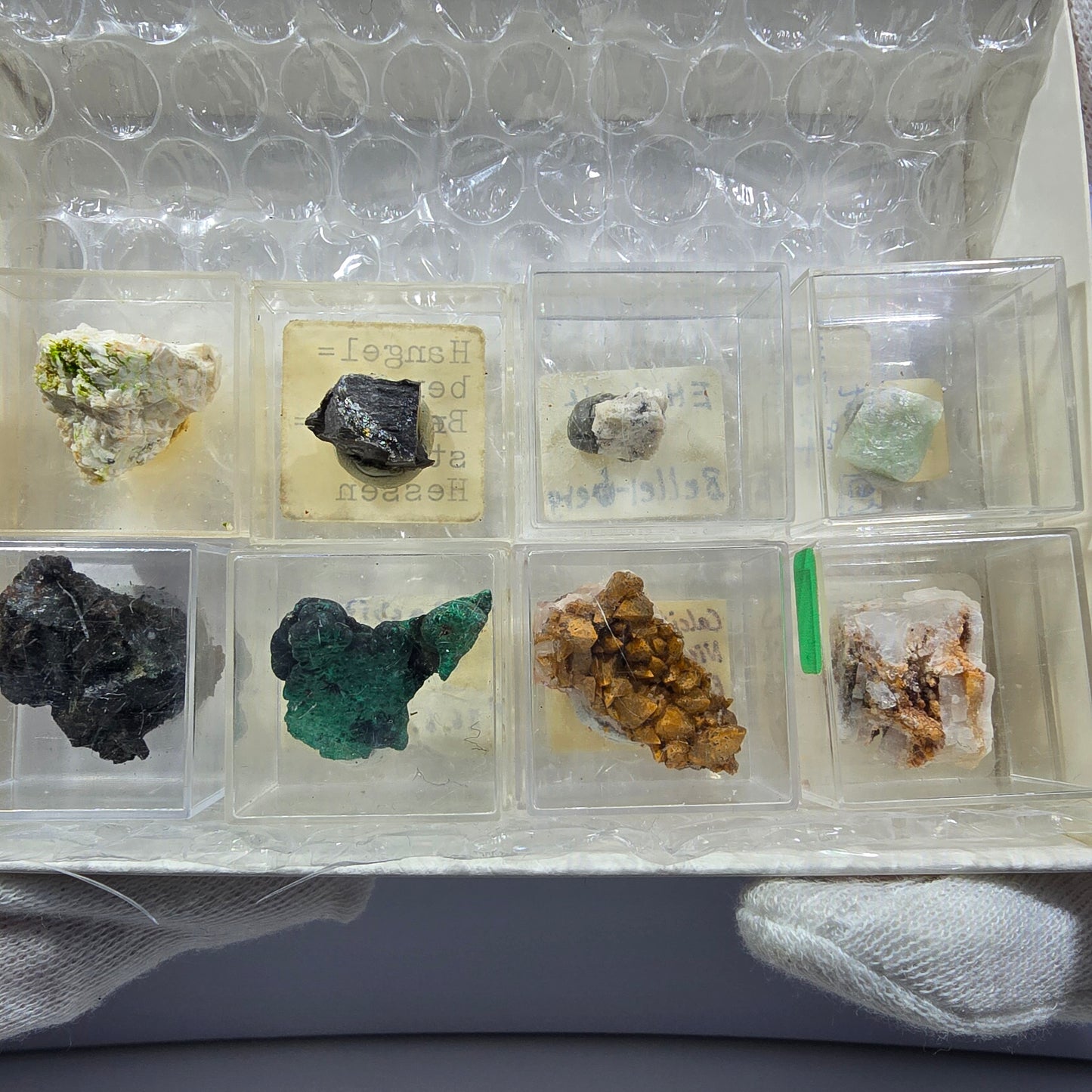 TOP Micromount Mineralien Sammlung Deutschland - 8 Stück Deutschland #8080