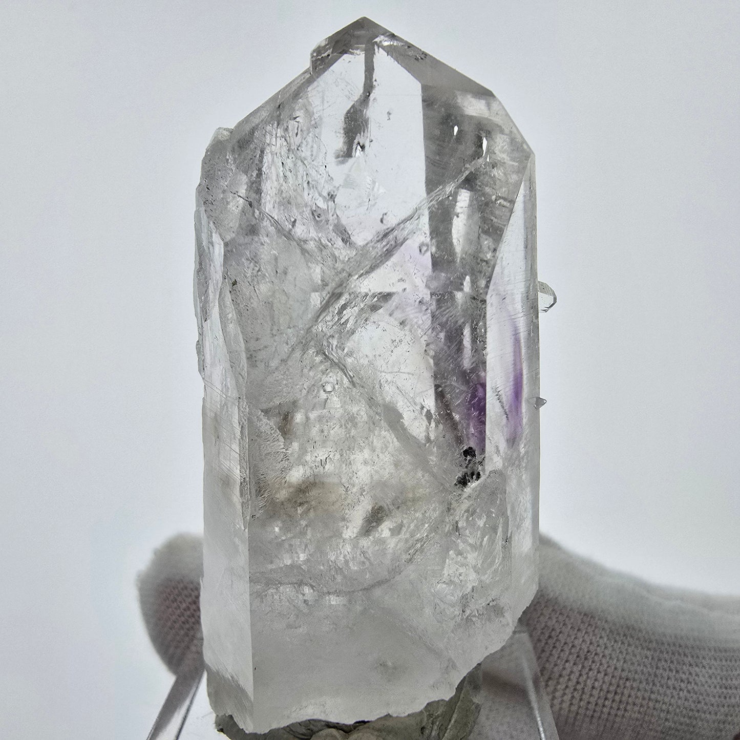 Enhydro Phantom Amethyst 1x Blase Streep Mine Goboboseb Namibia 51*23*20mm