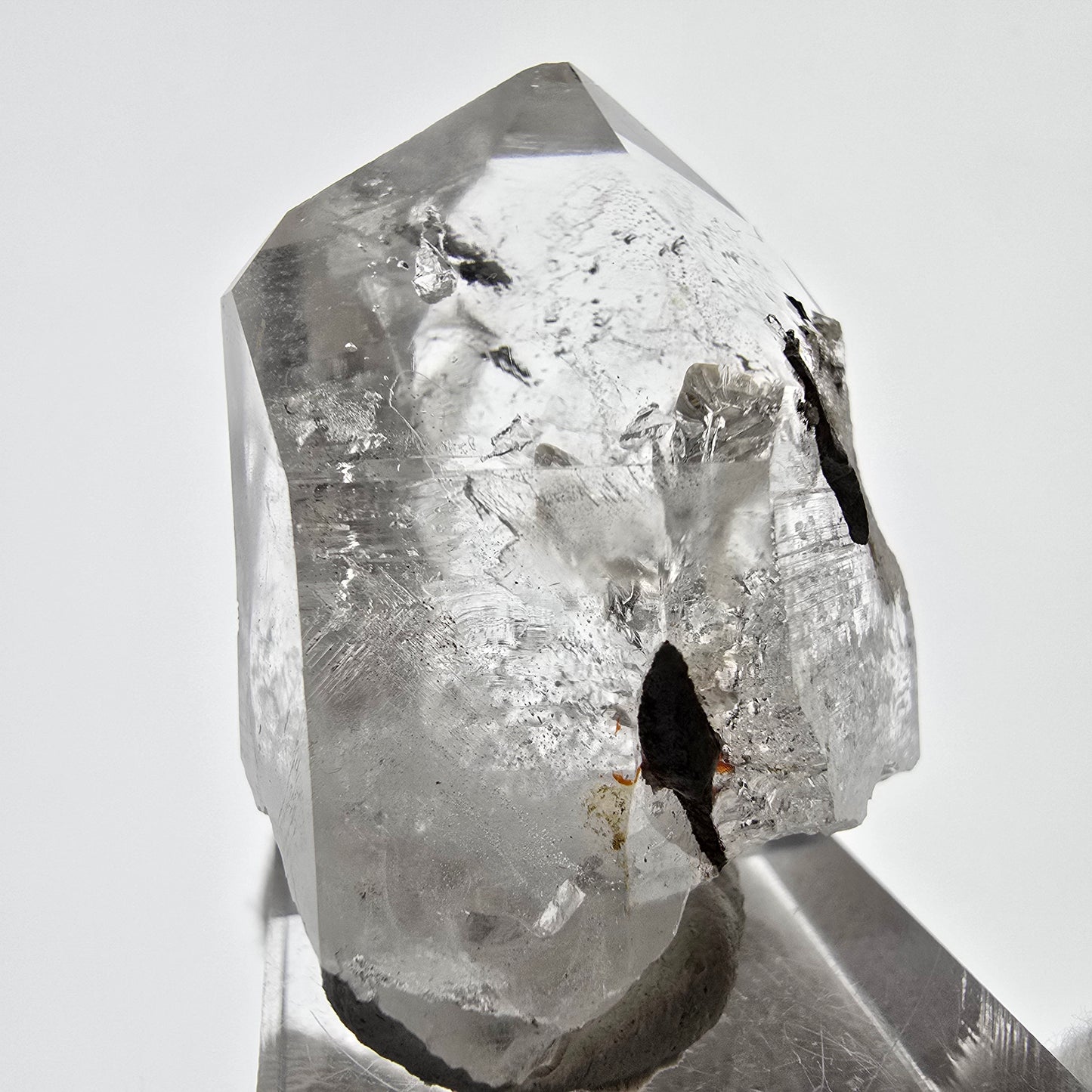 Skeleton Phantom Smoky Quartz Scepter Valentine Pocket, Namibia 39*31*25mm