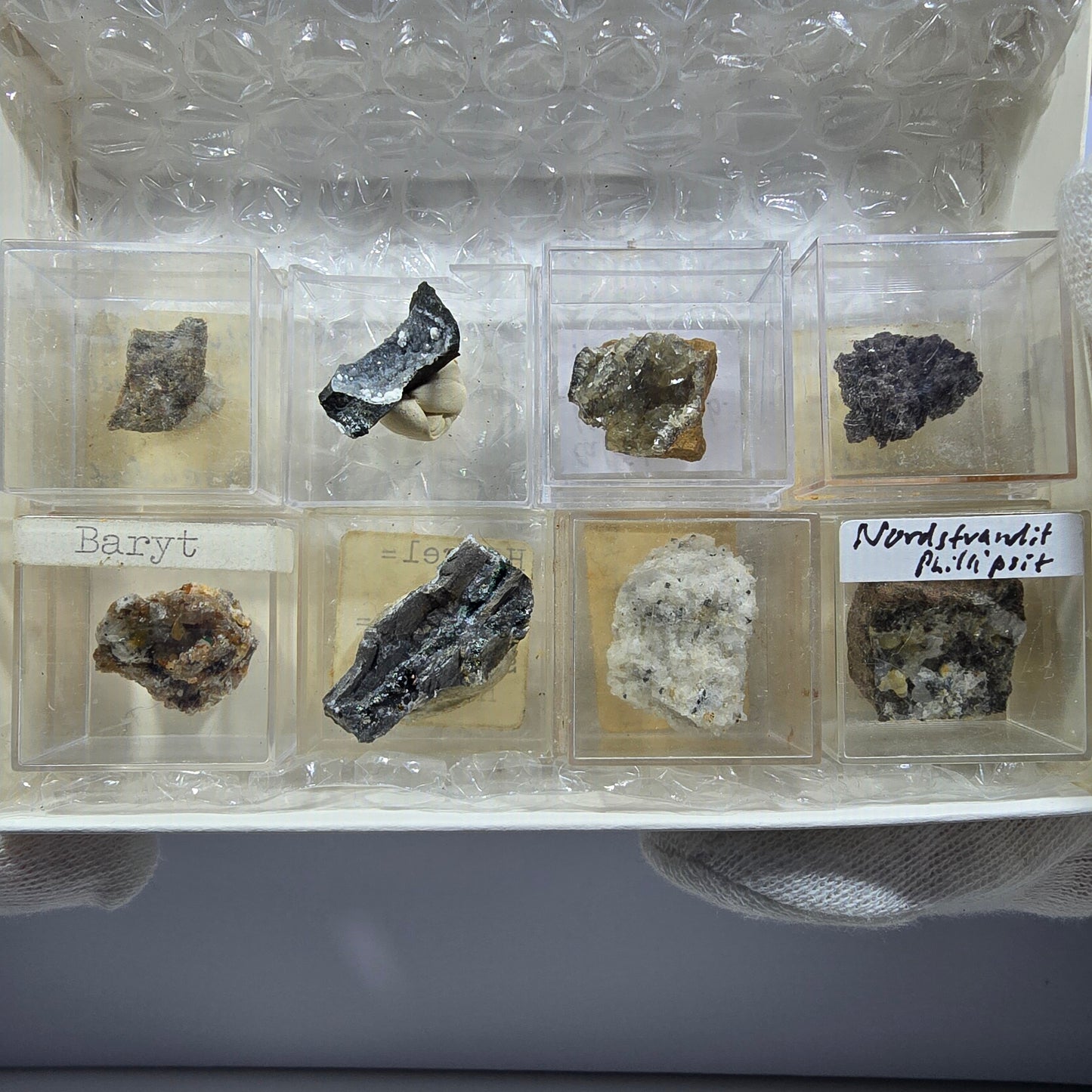 TOP Micromount Mineral Collection Germany - 8 pieces Germany #8076