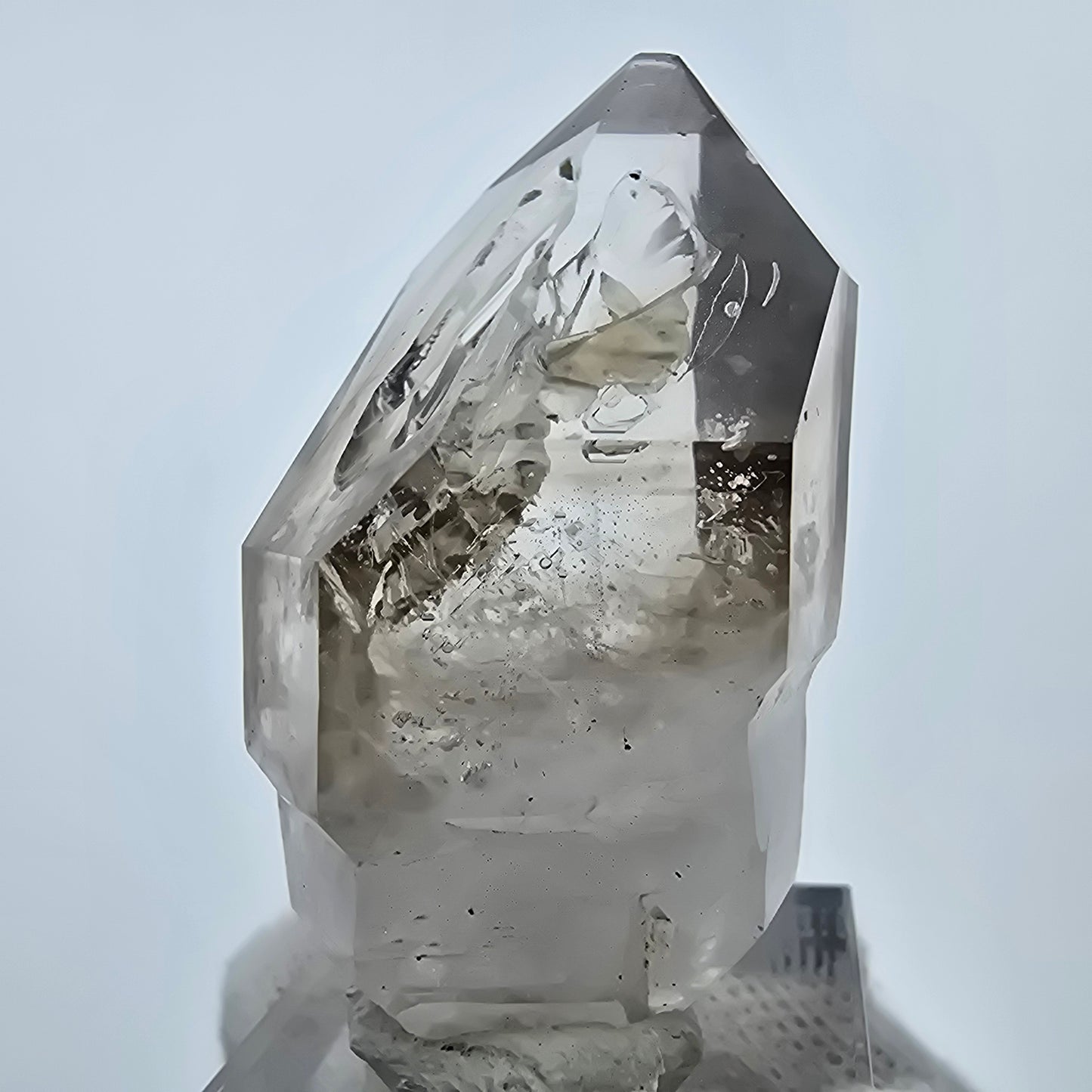Klarer Phantom Rauchquarz Zepter Kristall Goboboseb, Namibia 50*24*24mm
