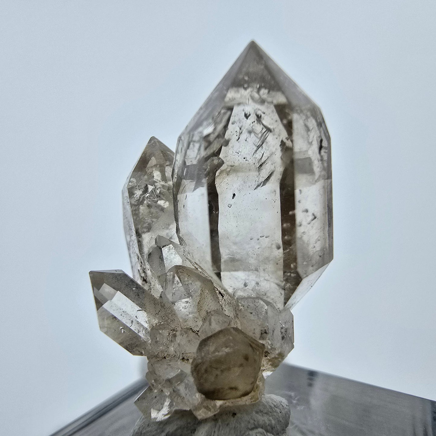 Klare Phantom Rauchquarz DT Zepter Stufe Goboboseb, Namibia 30*19*15mm