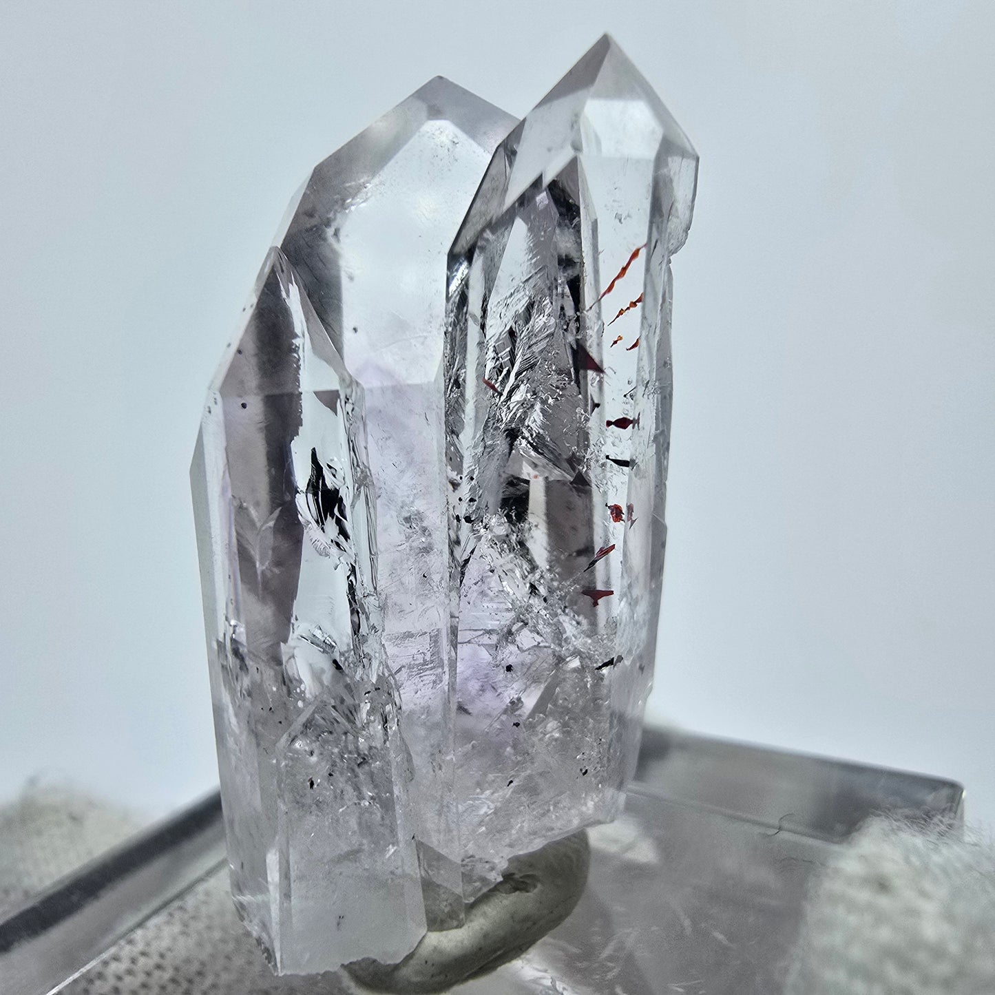 Harlekin Enhydro Phantom Amethyst Streep Mine Goboboseb Namibia 28*15*11mm