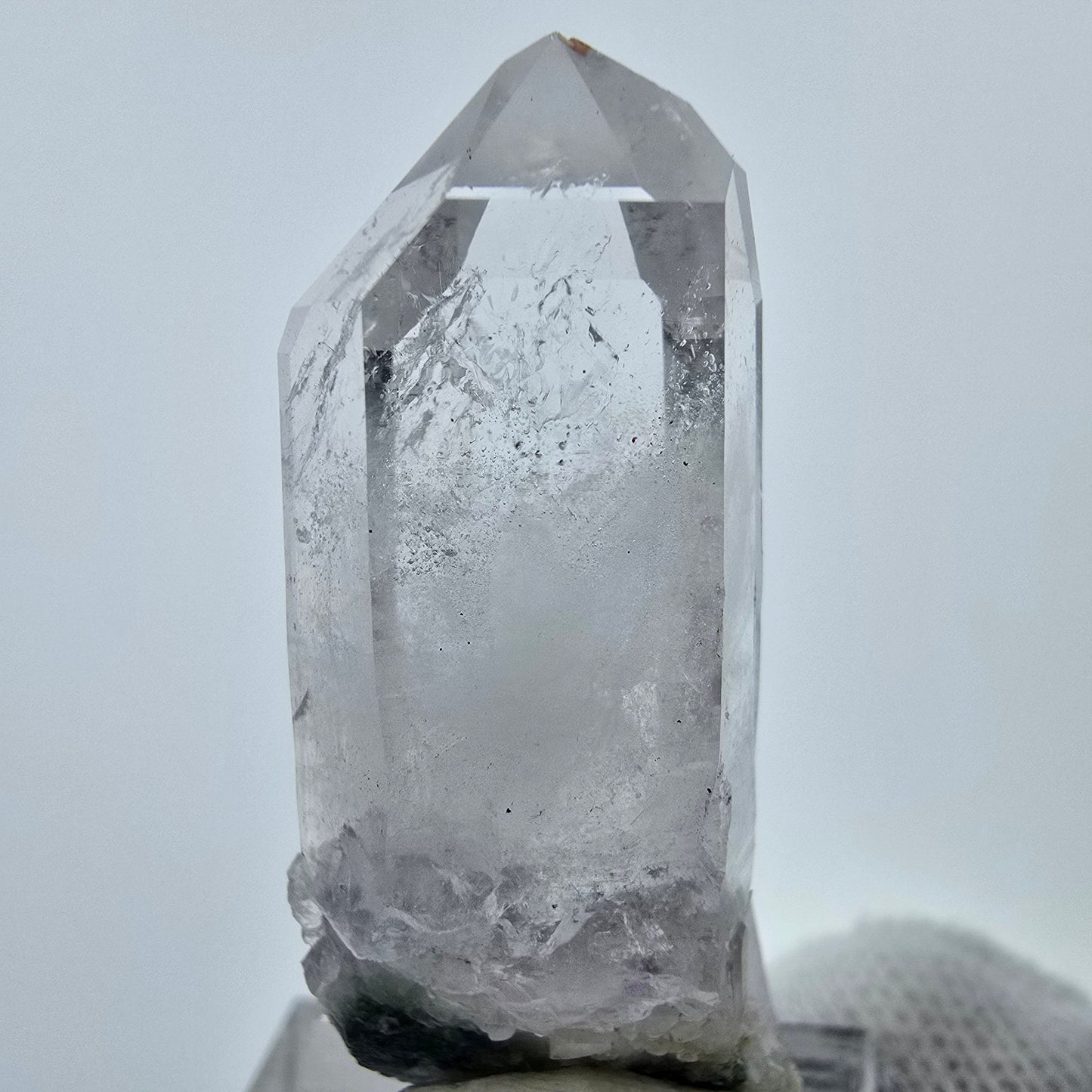 Klare Phantom Epidot Quarz Spitze Streep Mine, Goboboseb, Namibia 41*18*11mm