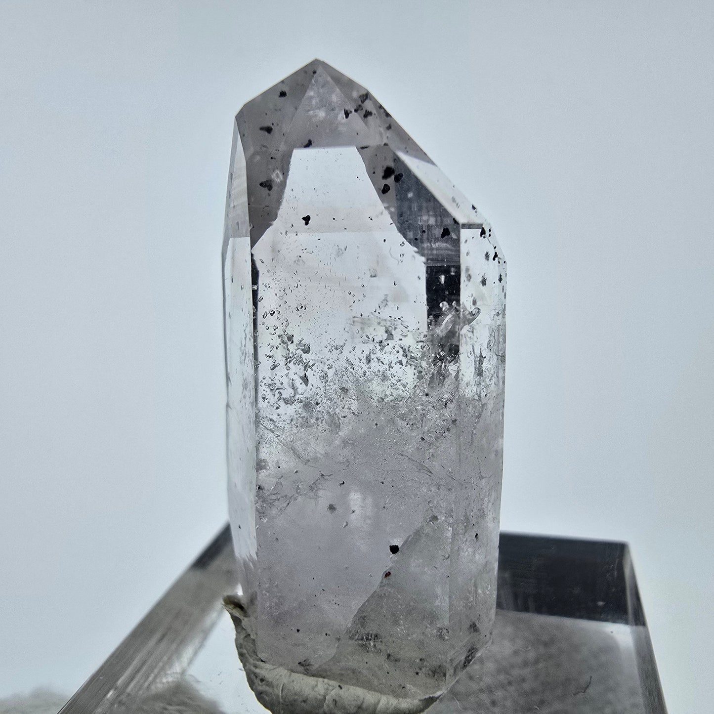 Cristal d'améthyste hématite fantôme Streep Mine, Goboboseb, Namibie 31 x 15 x 13 mm