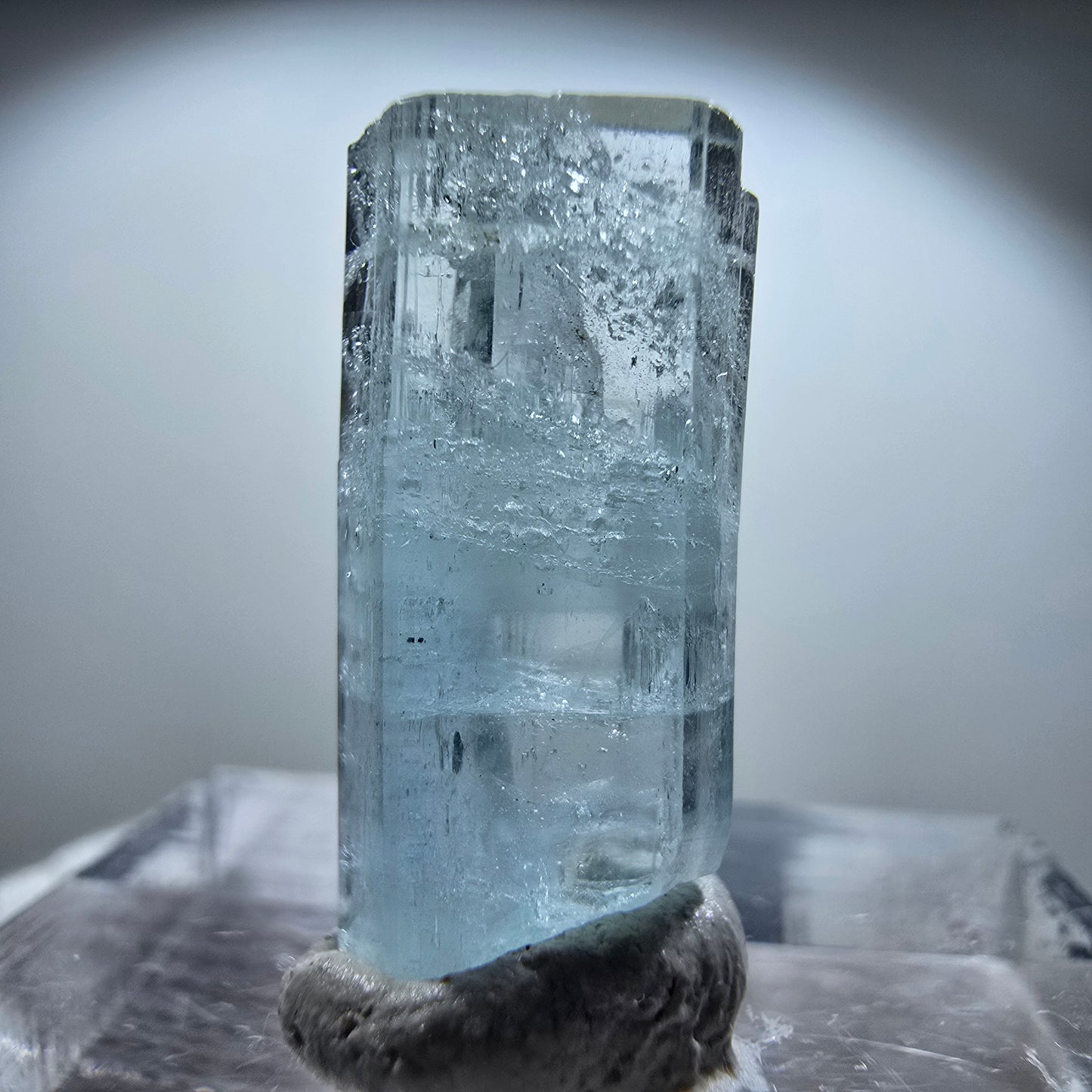 Klarer Aquamarin Kristall, blau Nagar, Pakistan 18*8*6mm