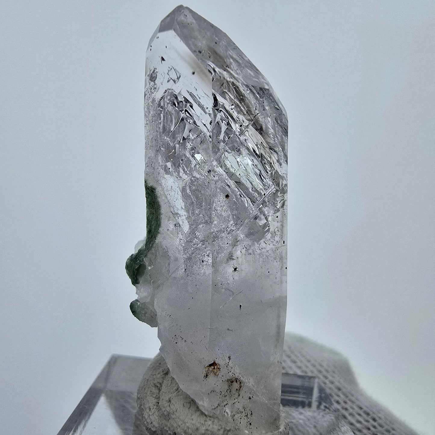 Enhydro Hämatit Epidot Quarz, 1x Blase Streep Mine Goboboseb, Namibia 43*19*15mm