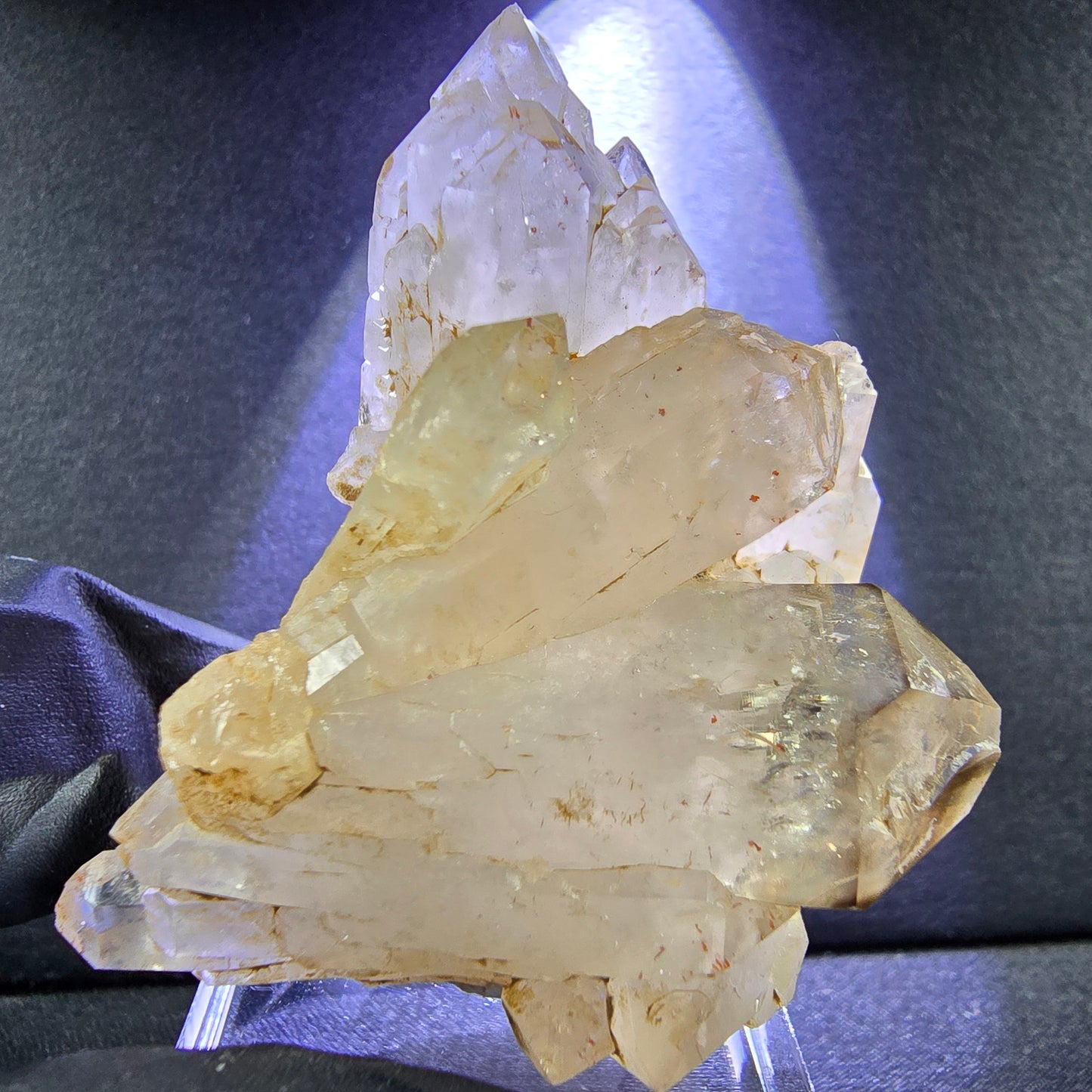 Schöne Phantom Rauchquarz Doppelender Stufe 52*43*23mm aus Goboboseb Namibia