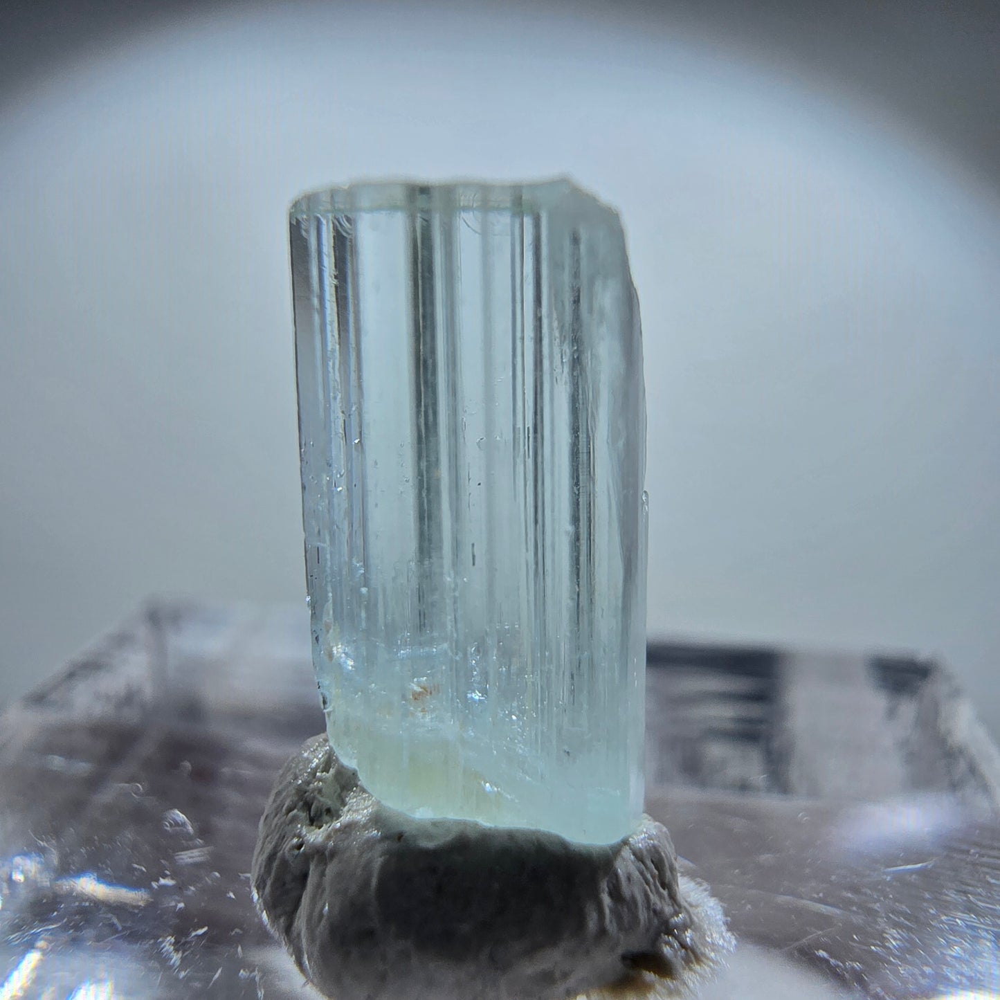Klarer Aquamarin Kristall, blau Nagar, Pakistan 13*6*6mm