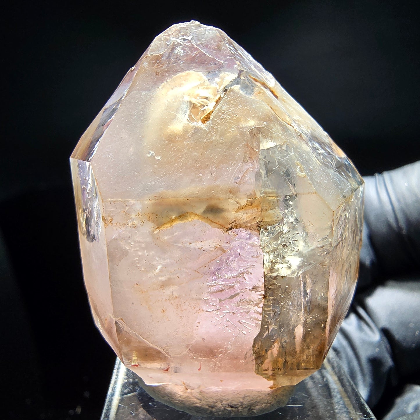 Schöne Phantom Amethyst Fenster Spitze Brandberg, Namibia 42*34*26mm Sammlung