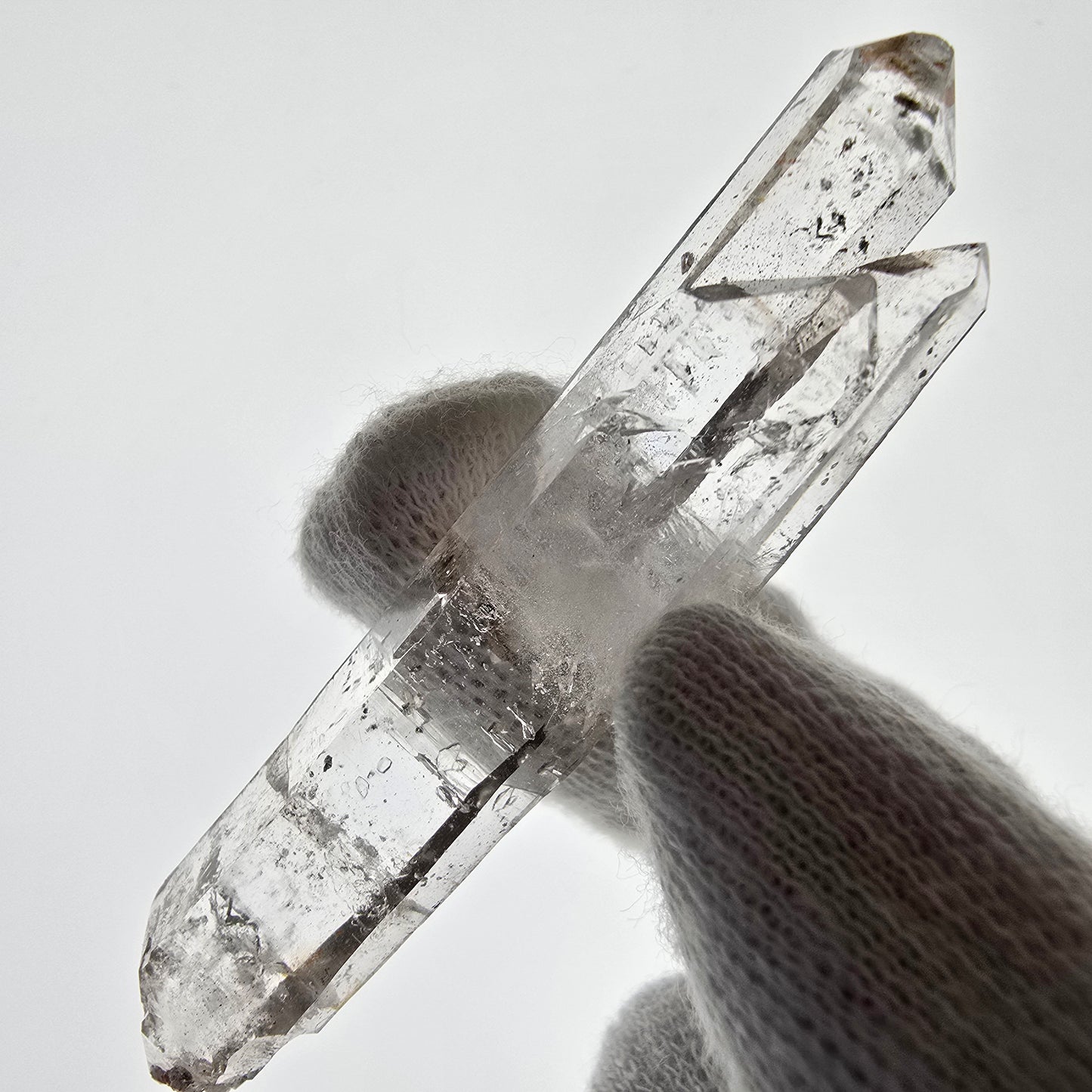 Skeleton Phantom Smoky Quartz DT Scepter Valentine Pocket, Namibia 65*14*12mm