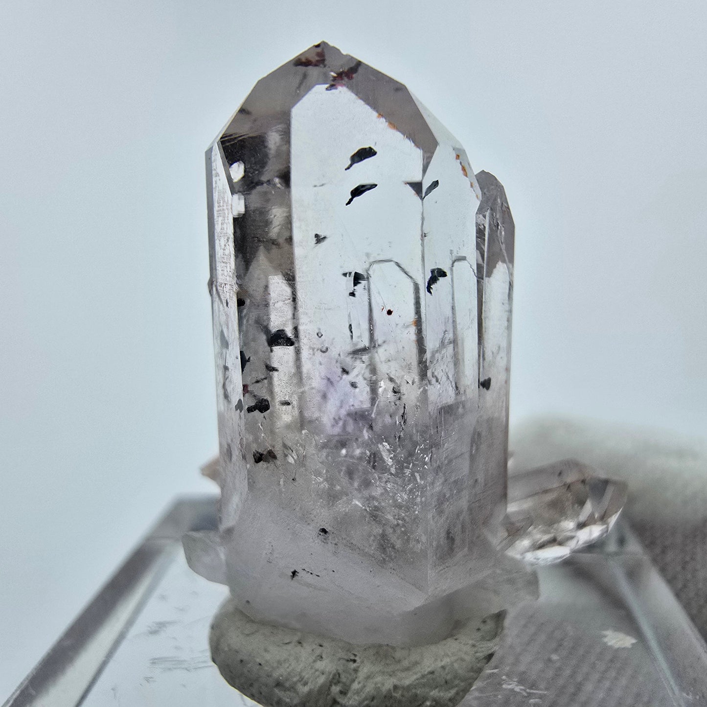 Harlekin Phantom Amethyst Kristall Streep Mine Goboboseb Namibia 25*20*14mm