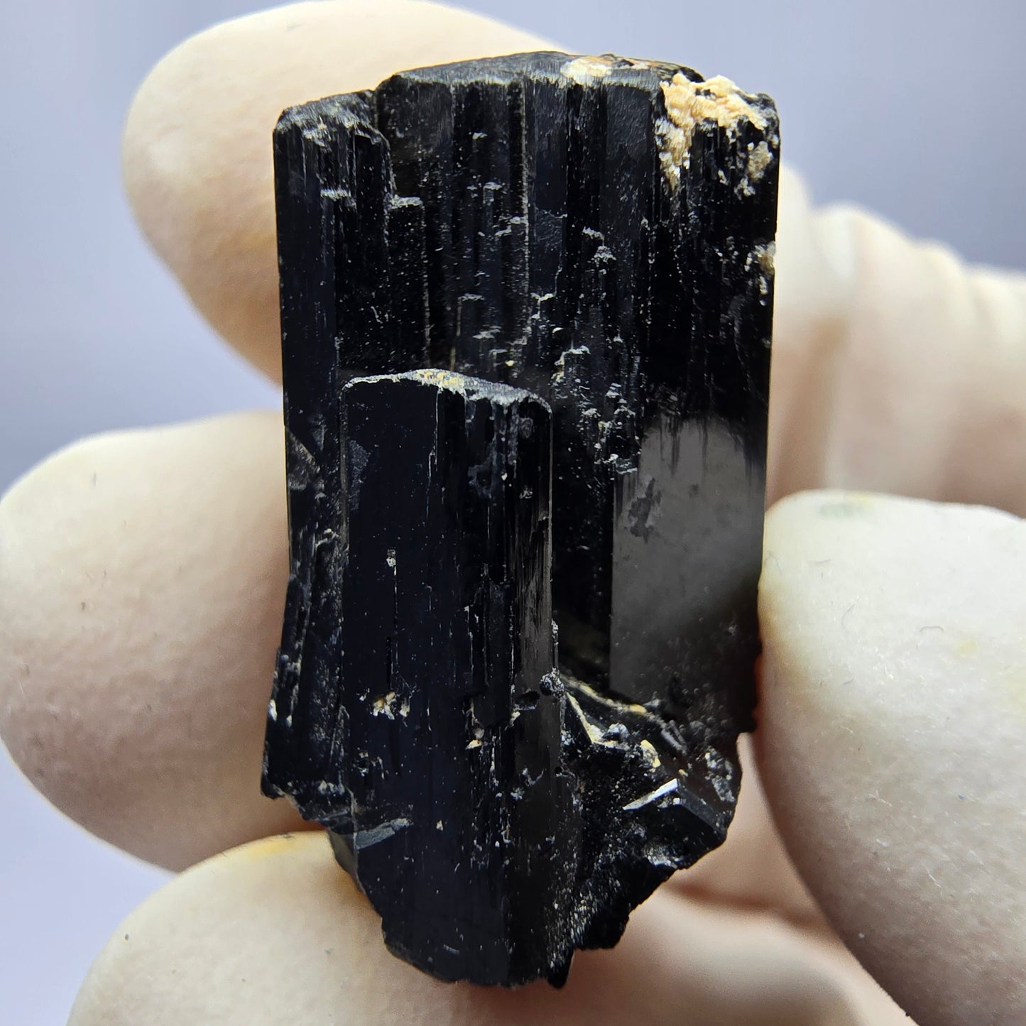 Schöne Schörl Turmalin Stufe schwarz Erongo, Namibia 24*12*14mm Sammlung
