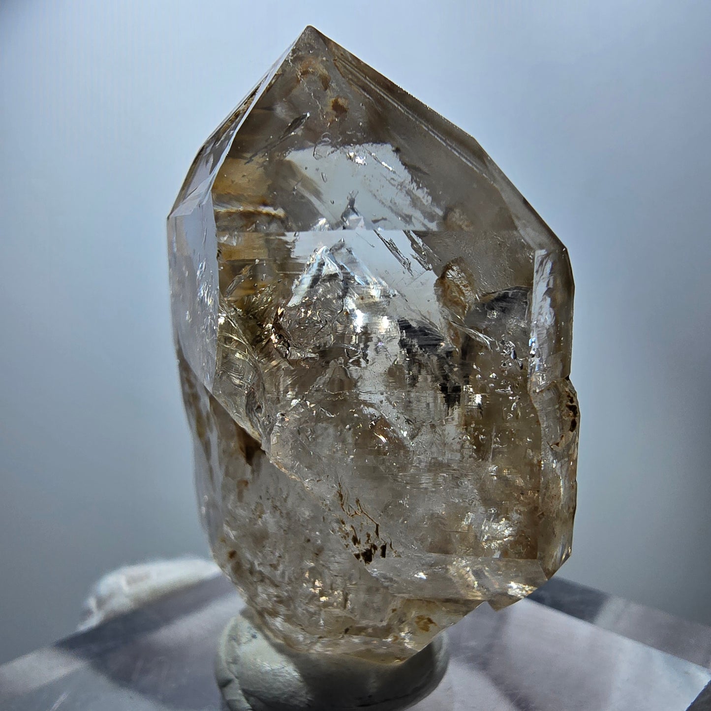 Phantom Rauchquarz Skelett DT Zepter Kristall Goboboseb, Namibia 50*37*20mm