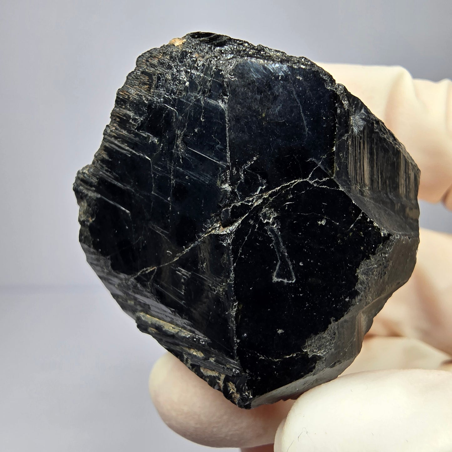 Schöner Schörl Turmalin Kristall glänzend Erongo, Namibia 39*32*21mm Sammlung