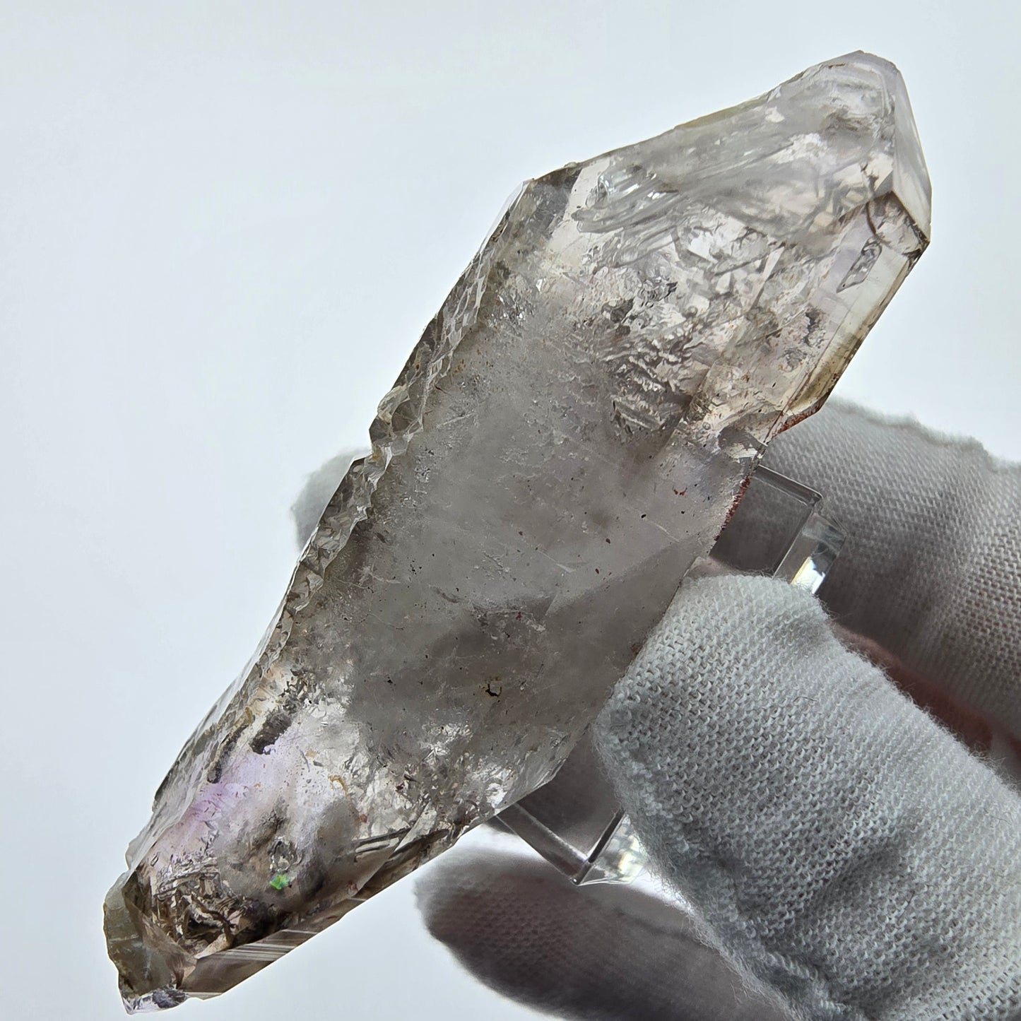 Enhydro Phantom Amethyst Doppelender 3x Blase Goboboseb, Namibia 76*25*18mm