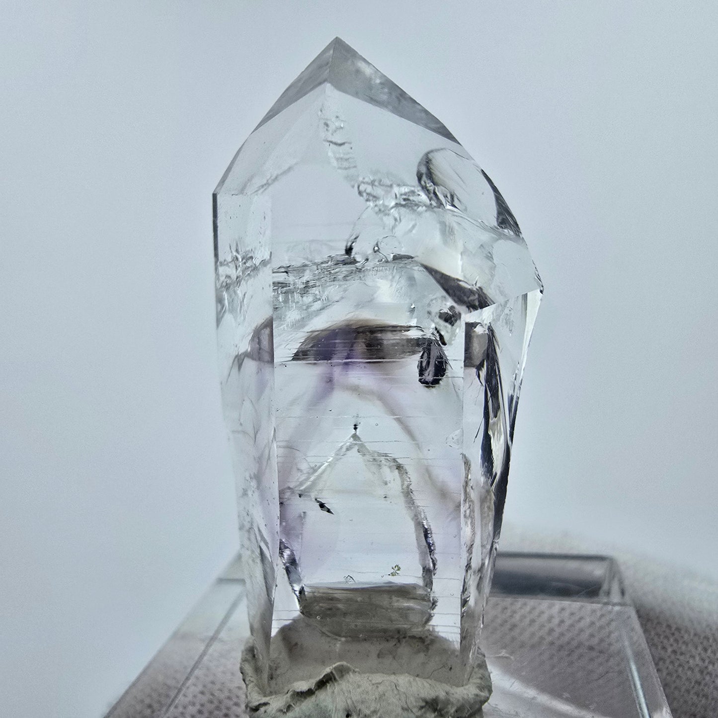 Phantom Amethyst Kristall Streep Mine Goboboseb Namibia 36*19*15mm Sammlung