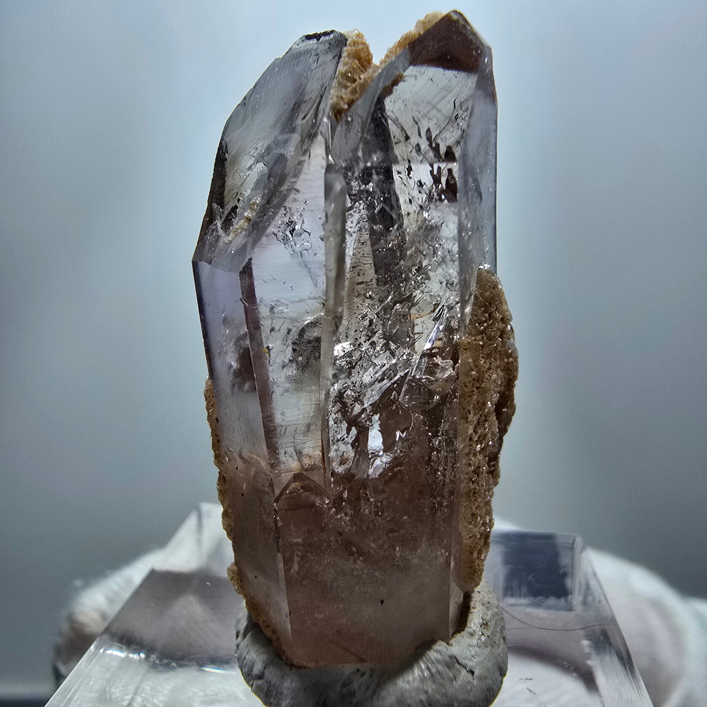 Beautiful Phantom Smoky Quartz Specimen Goboboseb, Namibia 33*16*11mm