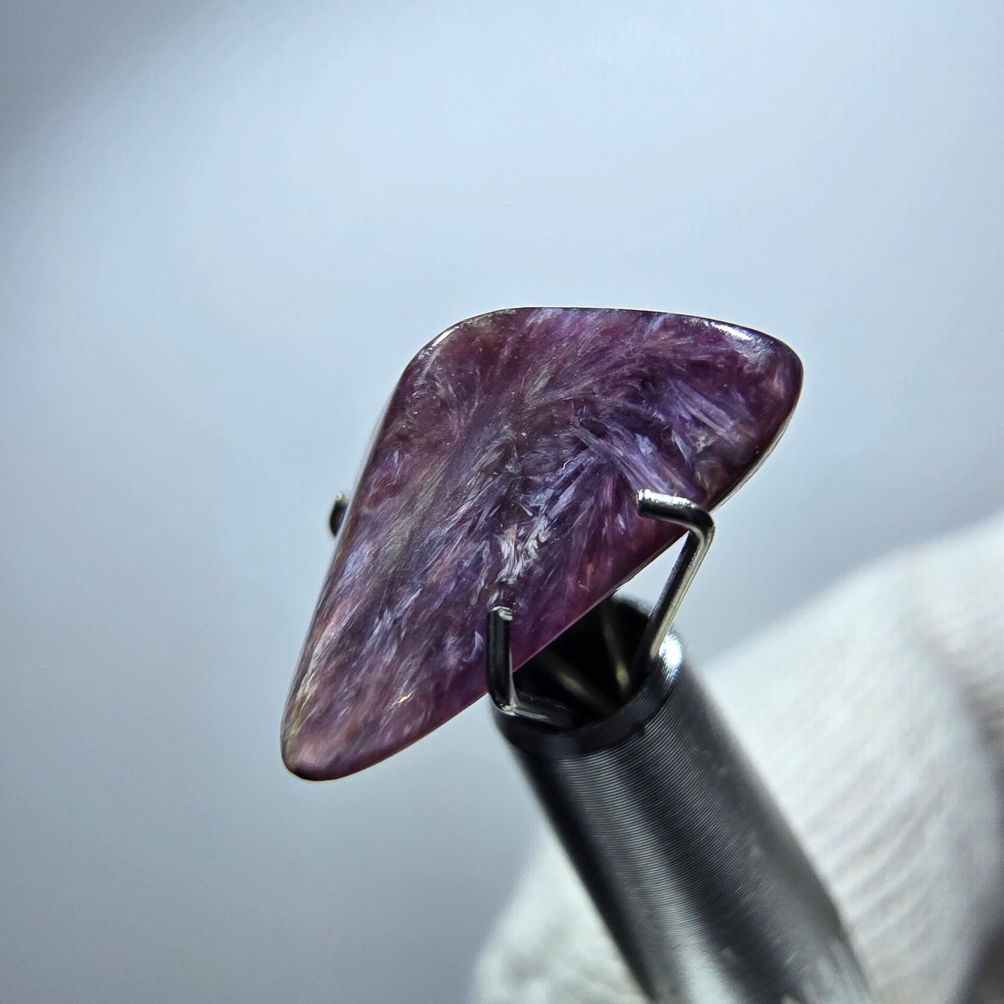 Rare Charoite crystal purple, polished Russia 13*8*4mm