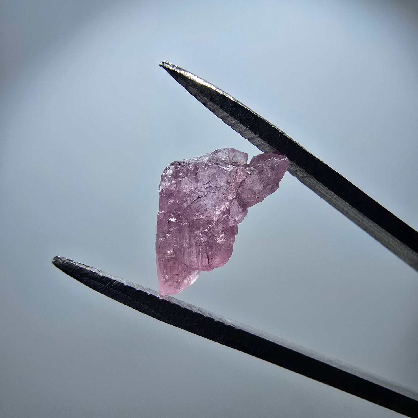 Seltener Rubellit Turmalin Kristall, rosa Minas Gerais, Brasilien 12*6*4mm