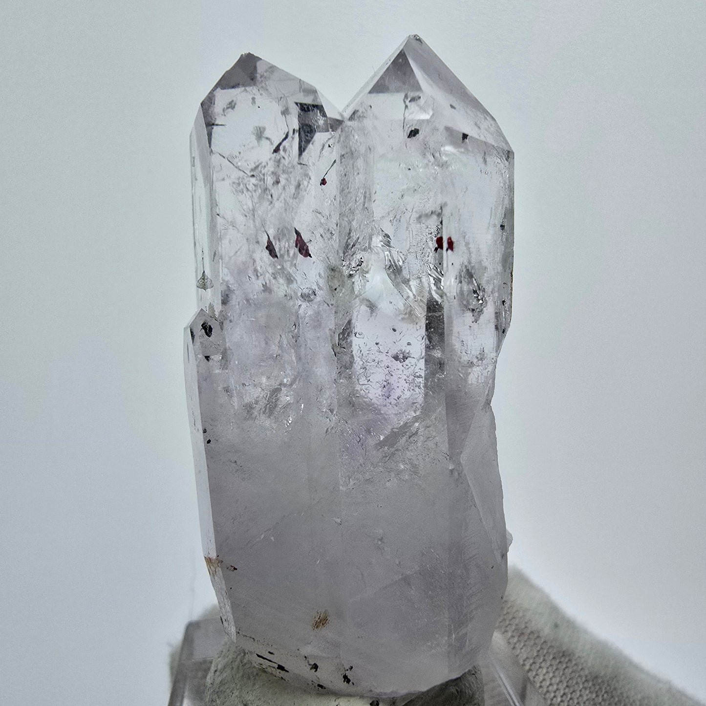 Harlequin Amethyst with Prehnite, Epidote Star Streep Mine Gob. Namibia 52*25*24mm