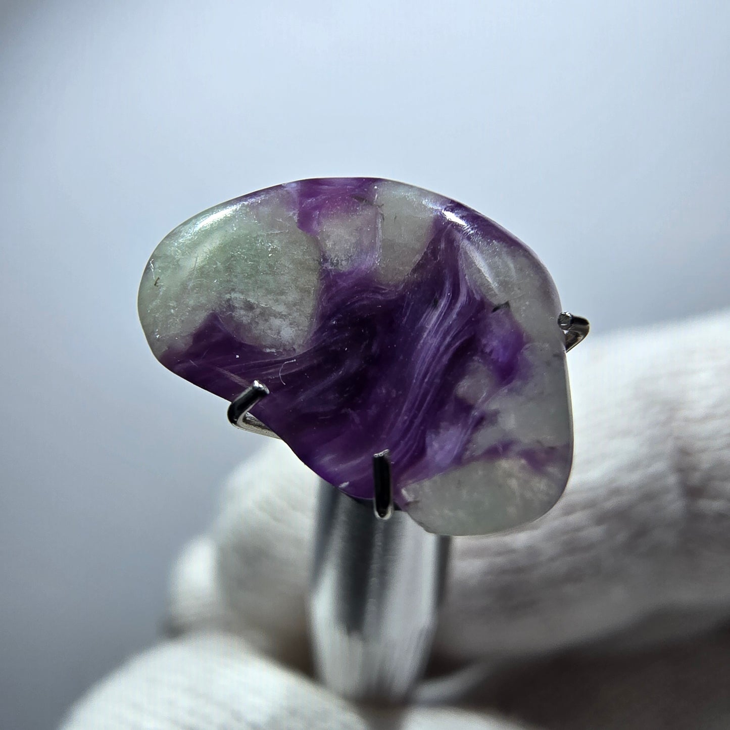 Rare Charoite crystal purple, polished Russia 14*10*4mm