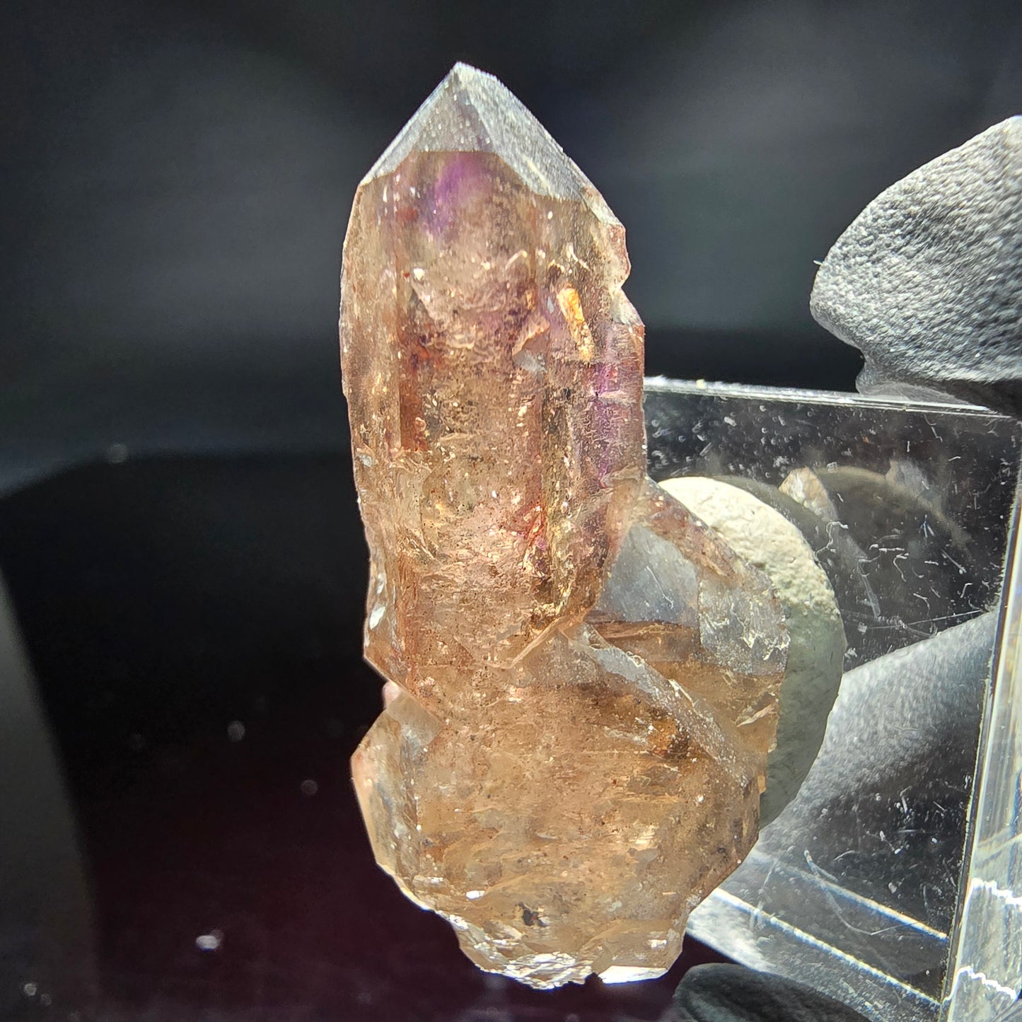 Phantom Amethyst Zepter Doppelender Spitzen Brandberg, Namibia 40*19*15mm