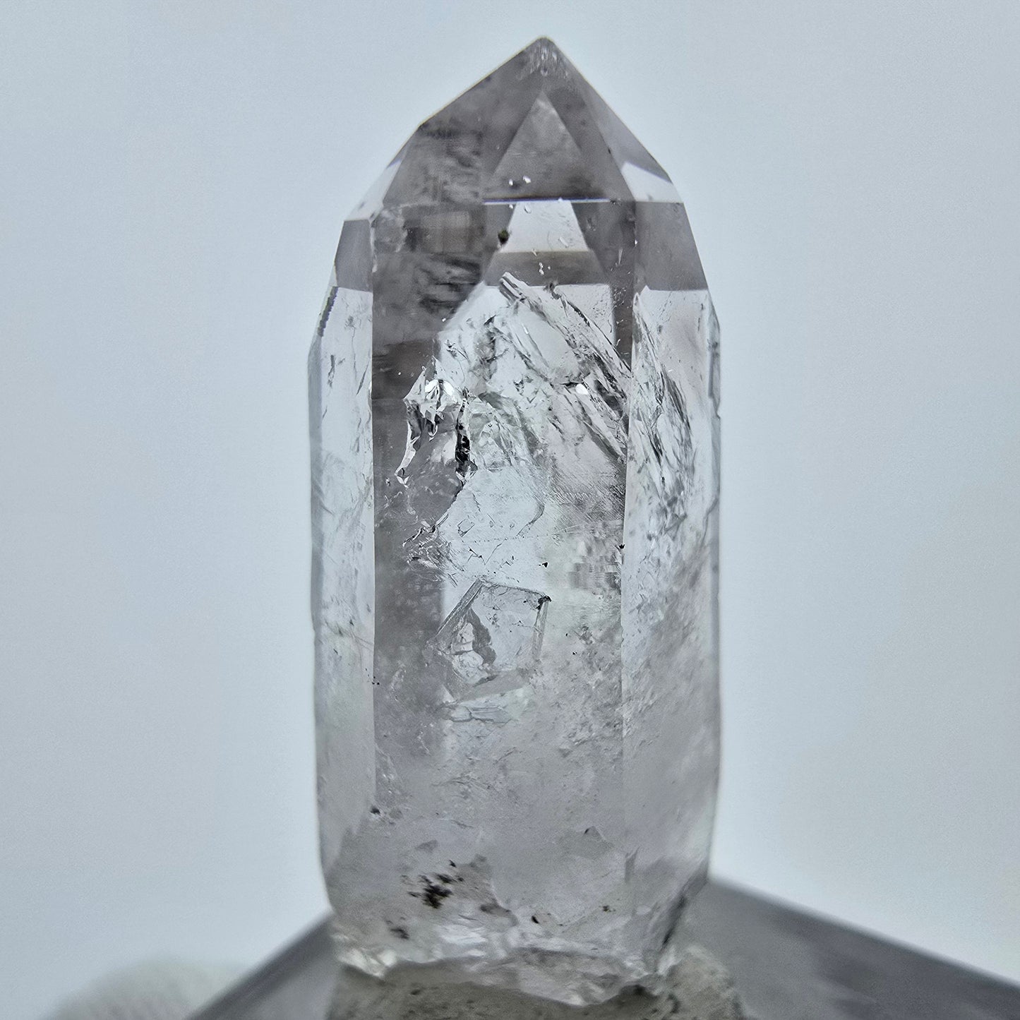 Enhydro Phantom Amethyst, 1x Blase Streep Mine, Goboboseb, Namibia 35*13*12mm