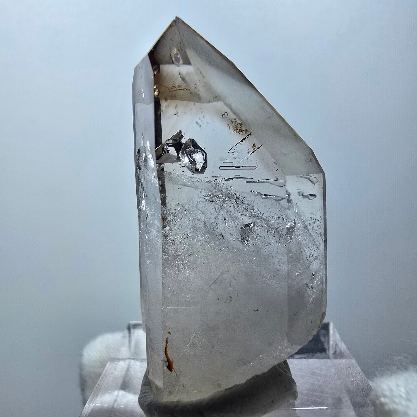 Klarer Phantom Rauchquarz Zepter Kristall Goboboseb, Namibia 37*19*13mm