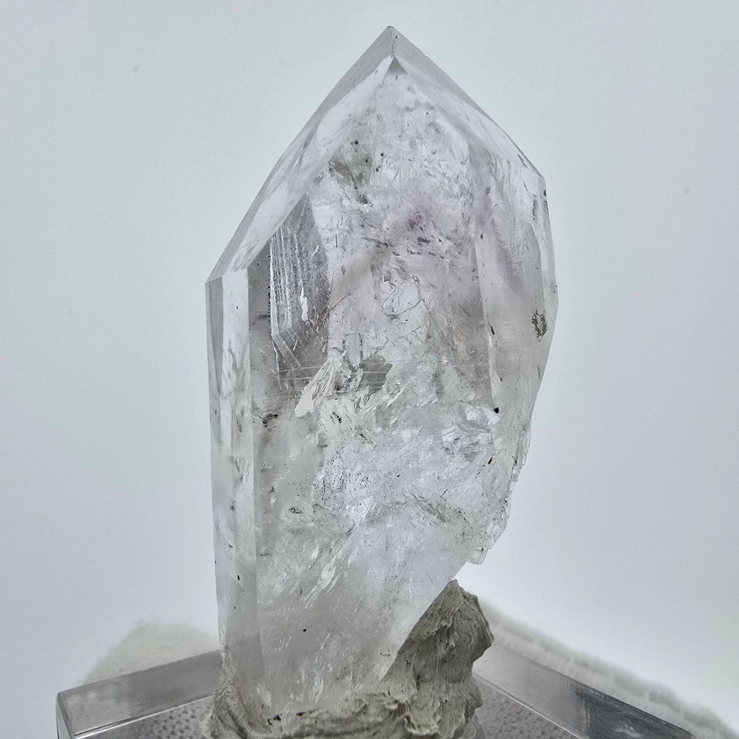 Harlekin Phantom Amethyst mit Epidot Streep Mine, Goboboseb, Namibia 46*22*20mm