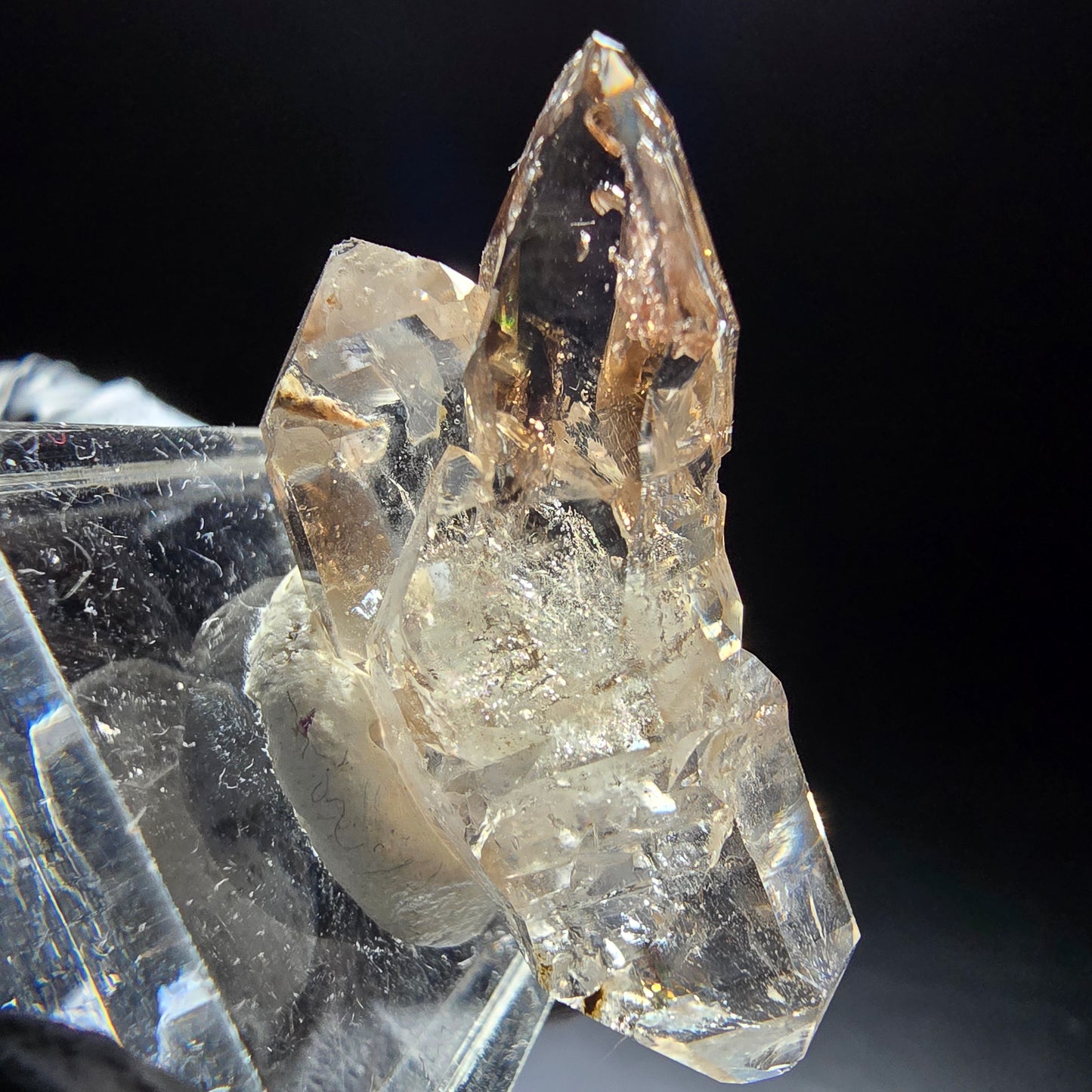 Phantom Rauchquarz Doppelender Stufe Goboboseb, Namibia 36*17*12mm Sammlung