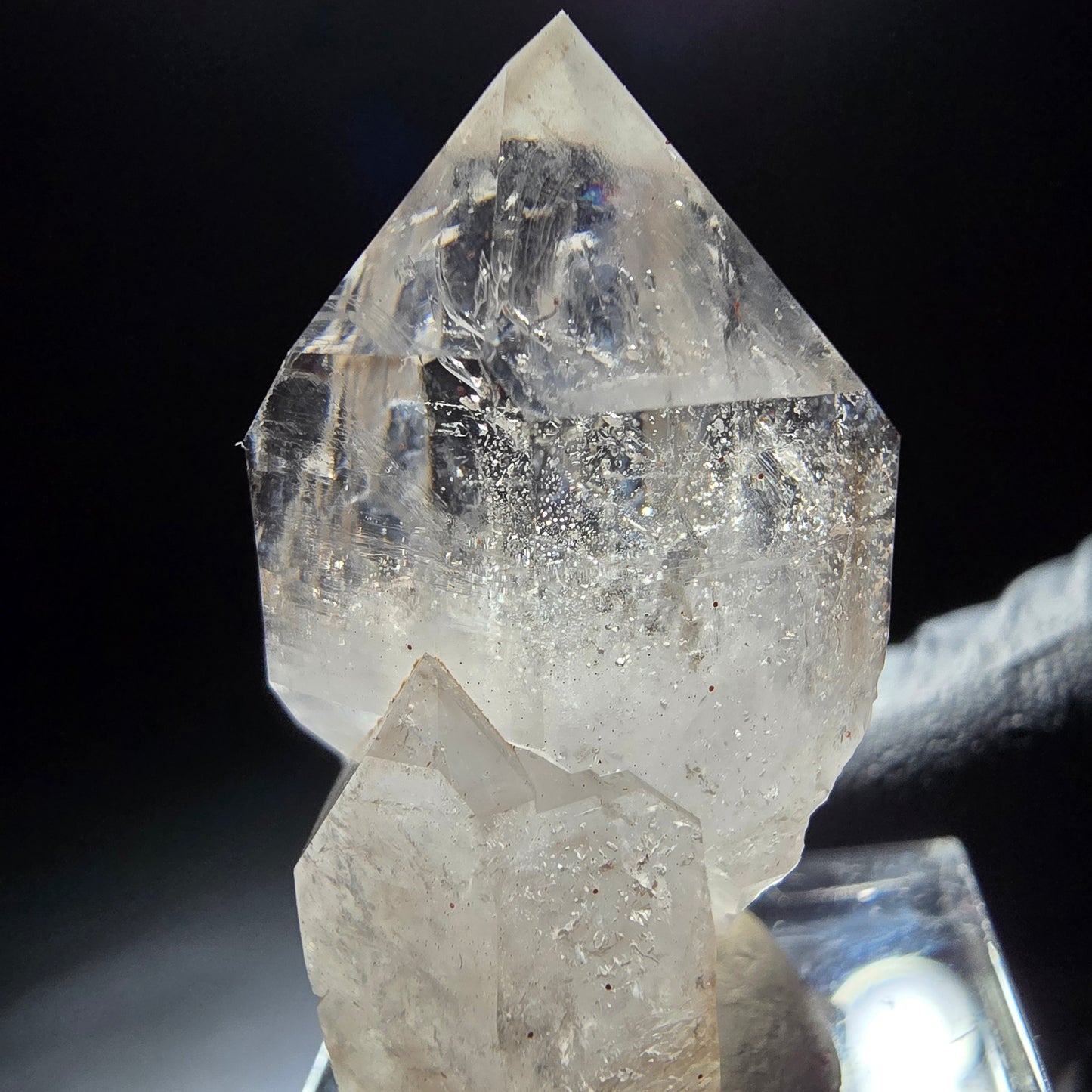 Phantom Rauchquarz Doppelender Stufe Goboboseb, Namibia 39*24*19mm Sammlung