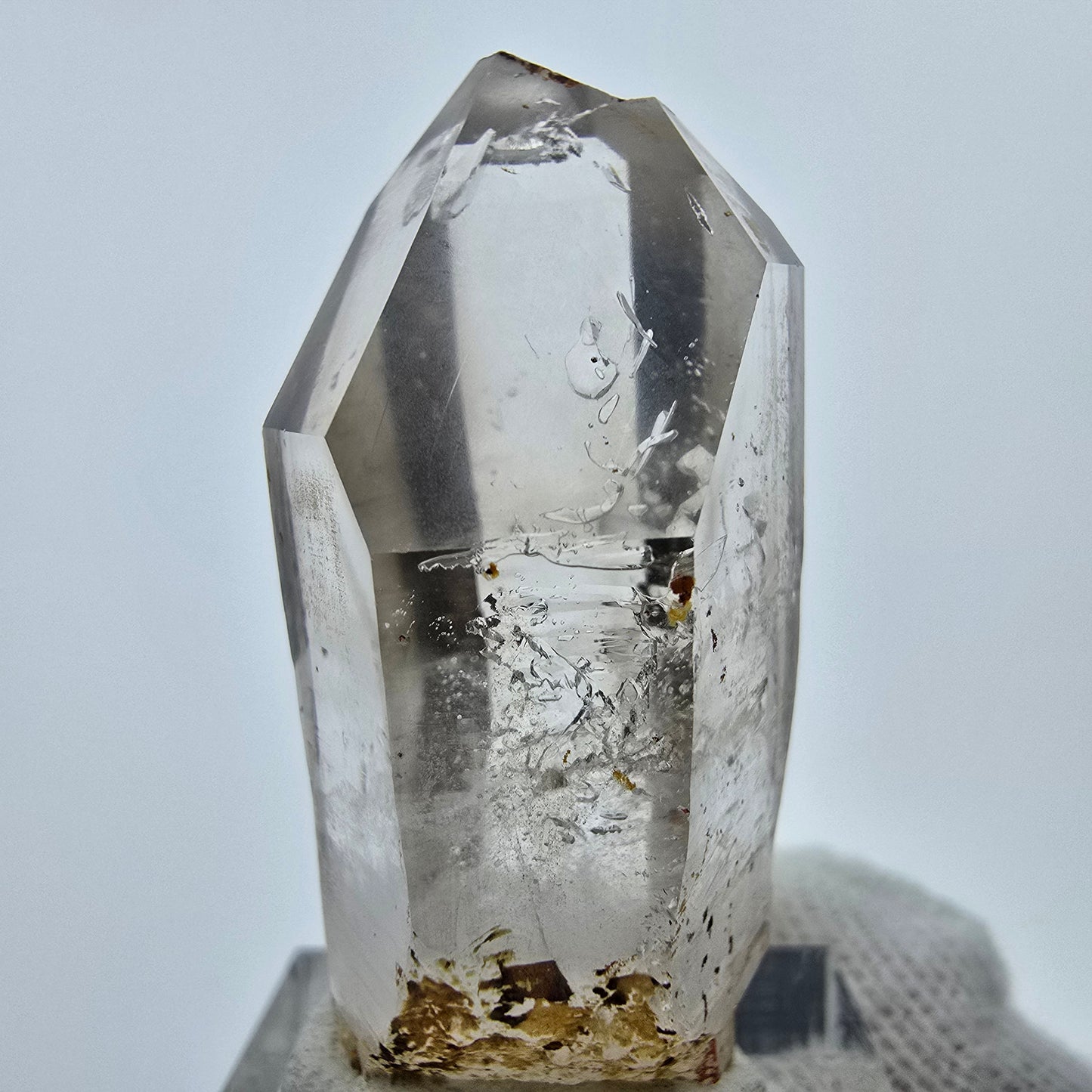 Klarer Phantom Rauchquarz Zepter Kristall Goboboseb, Namibia 43*19*16mm