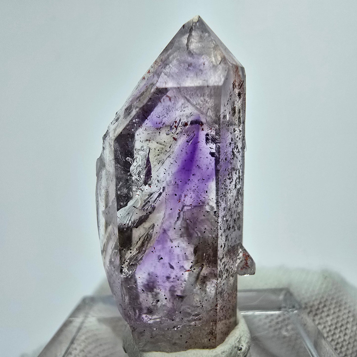 Harlekin Phantom Amethyst Kristall Streep Mine Goboboseb Namibia 31*17*12mm
