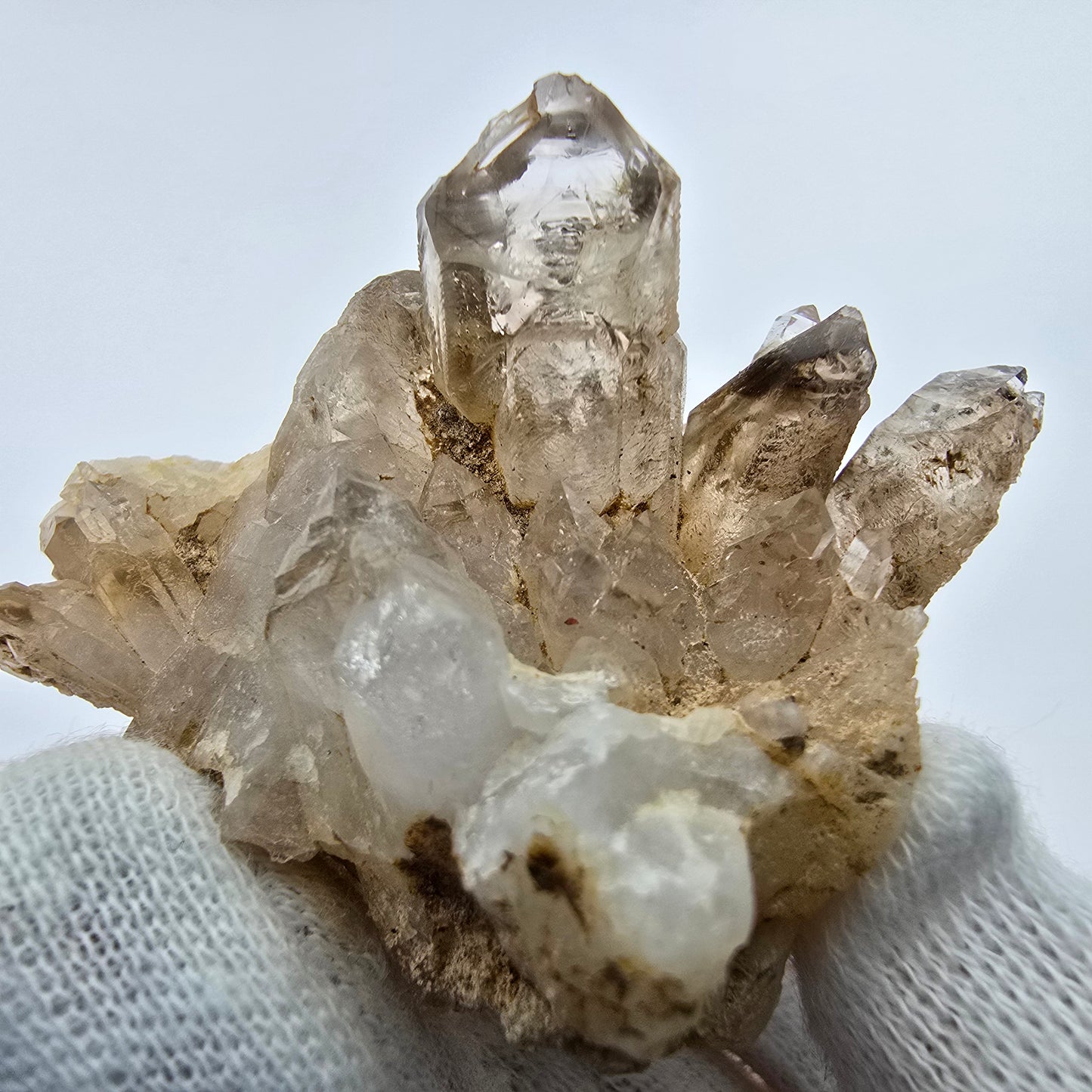 Phantom Rauchquarz Zepter Stufe Goboboseb, Namibia 46*40*40mm
