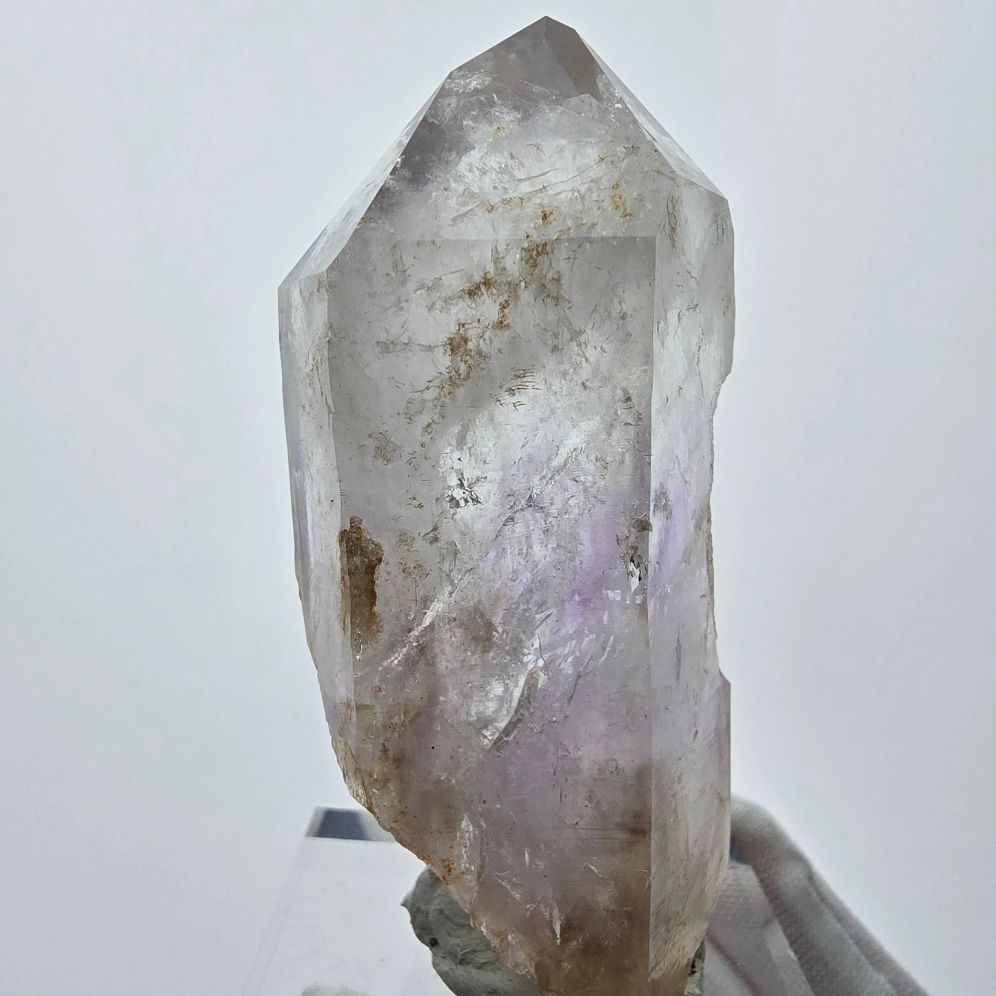 Großer Phantom Amethyst Kristall Streep Mine Goboboseb Namibia 81*32*31mm