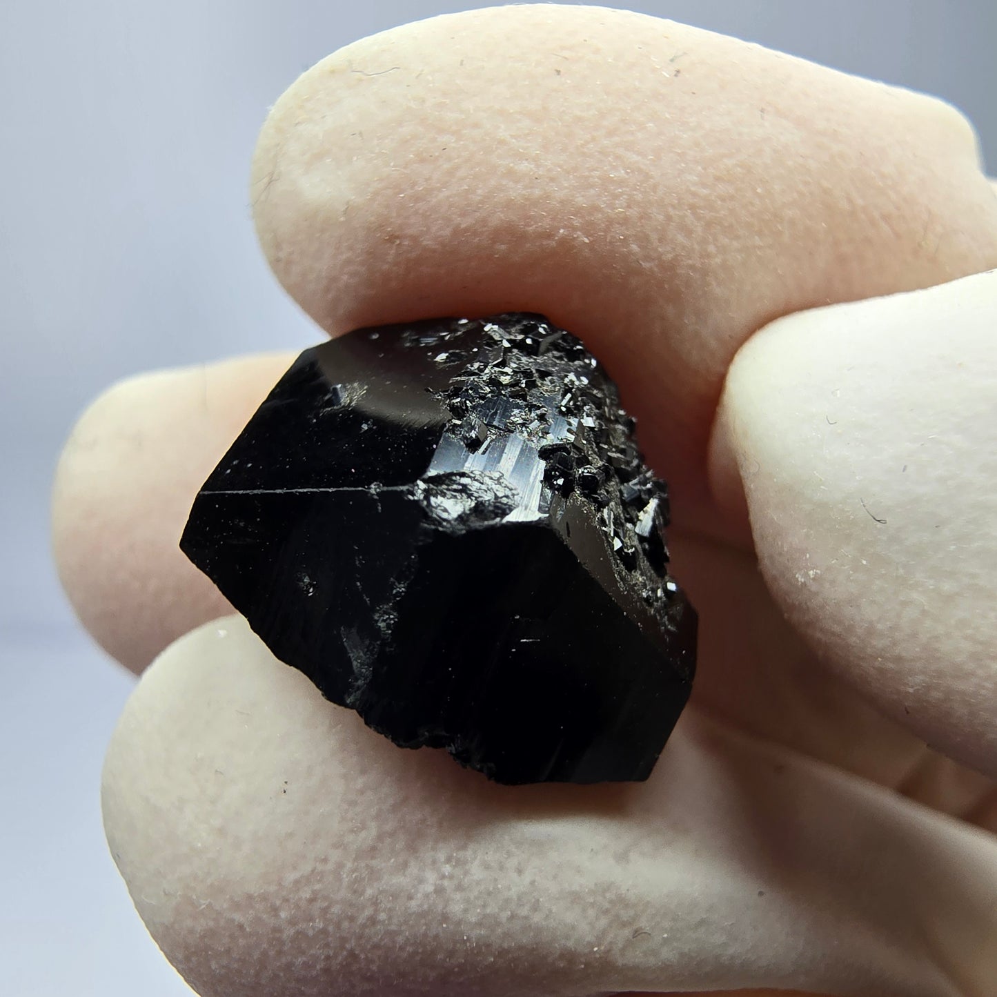 Symm. Schörl Turmalin Orthoklas Stufe Erongo, Namibia 14*11*12mm Sammlung