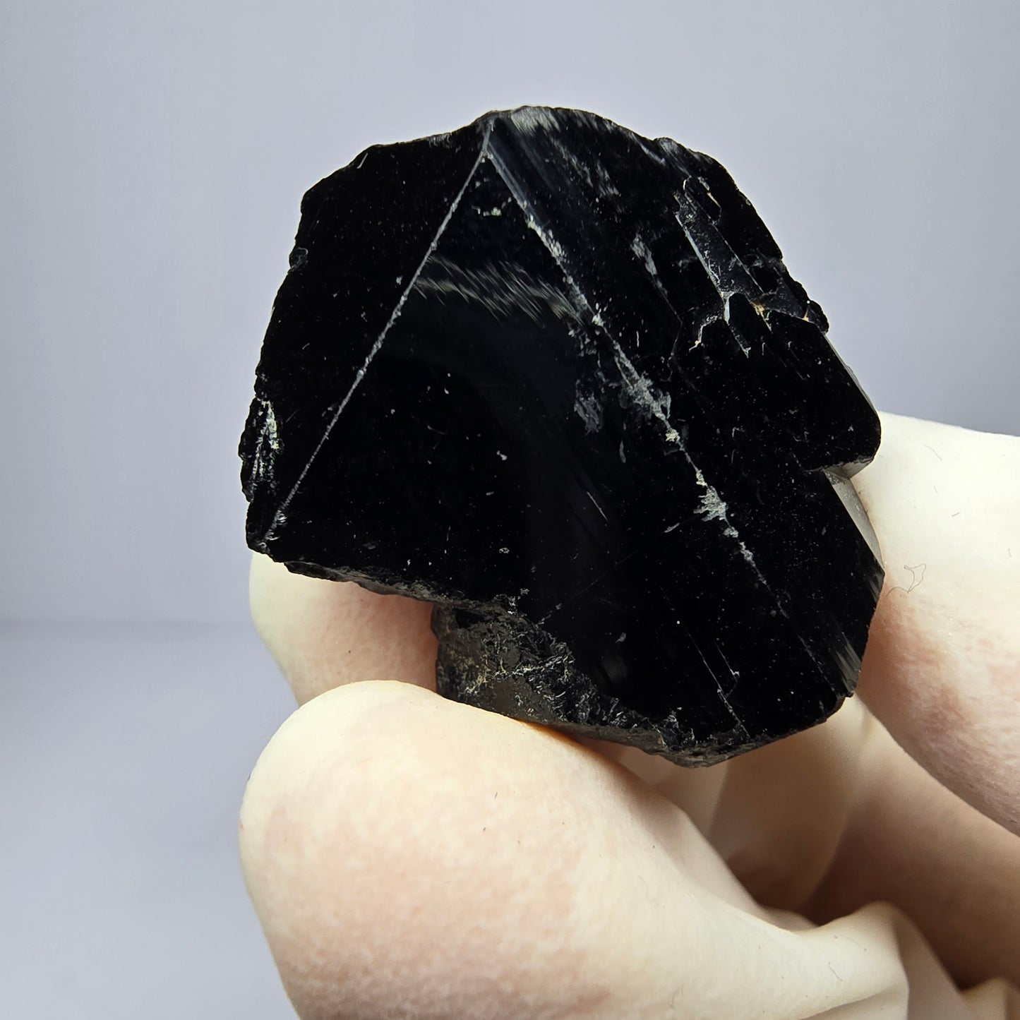 Schöner Schörl Turmalin Kristall glänzend Erongo, Namibia 29*25*10mm Sammlung