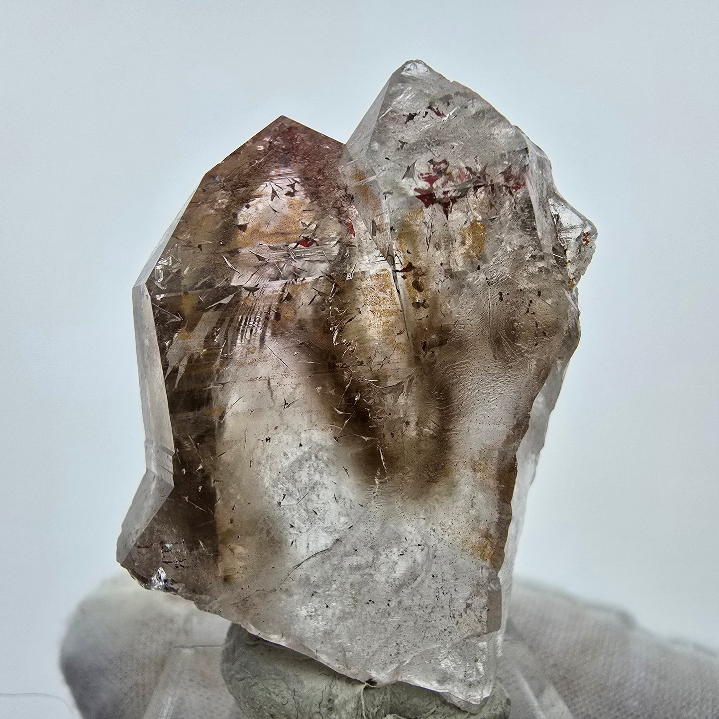 Harlekin Phantom Amethyst Zepter Stufe Goboboseb, Namibia 44*30*18mm Sammlung